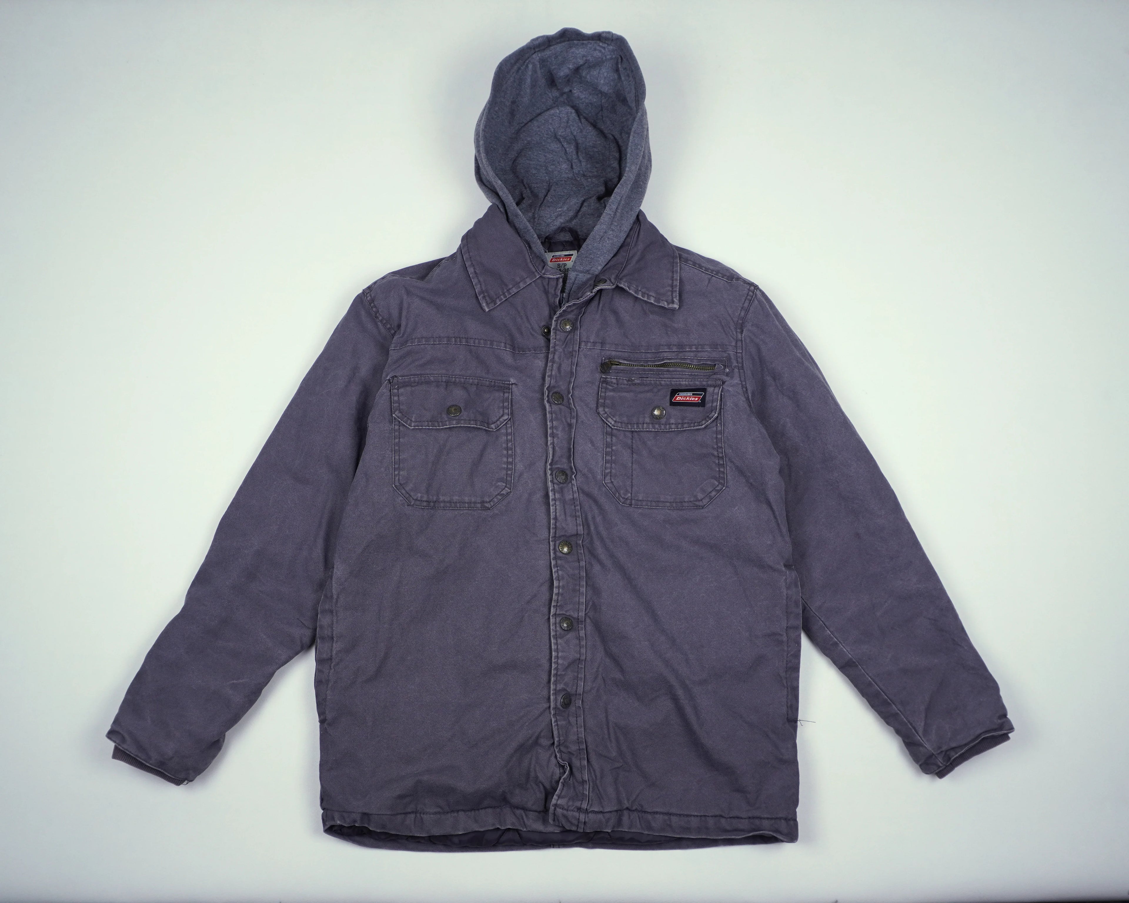 Dickies Gray Jacket S Cotton, Denim