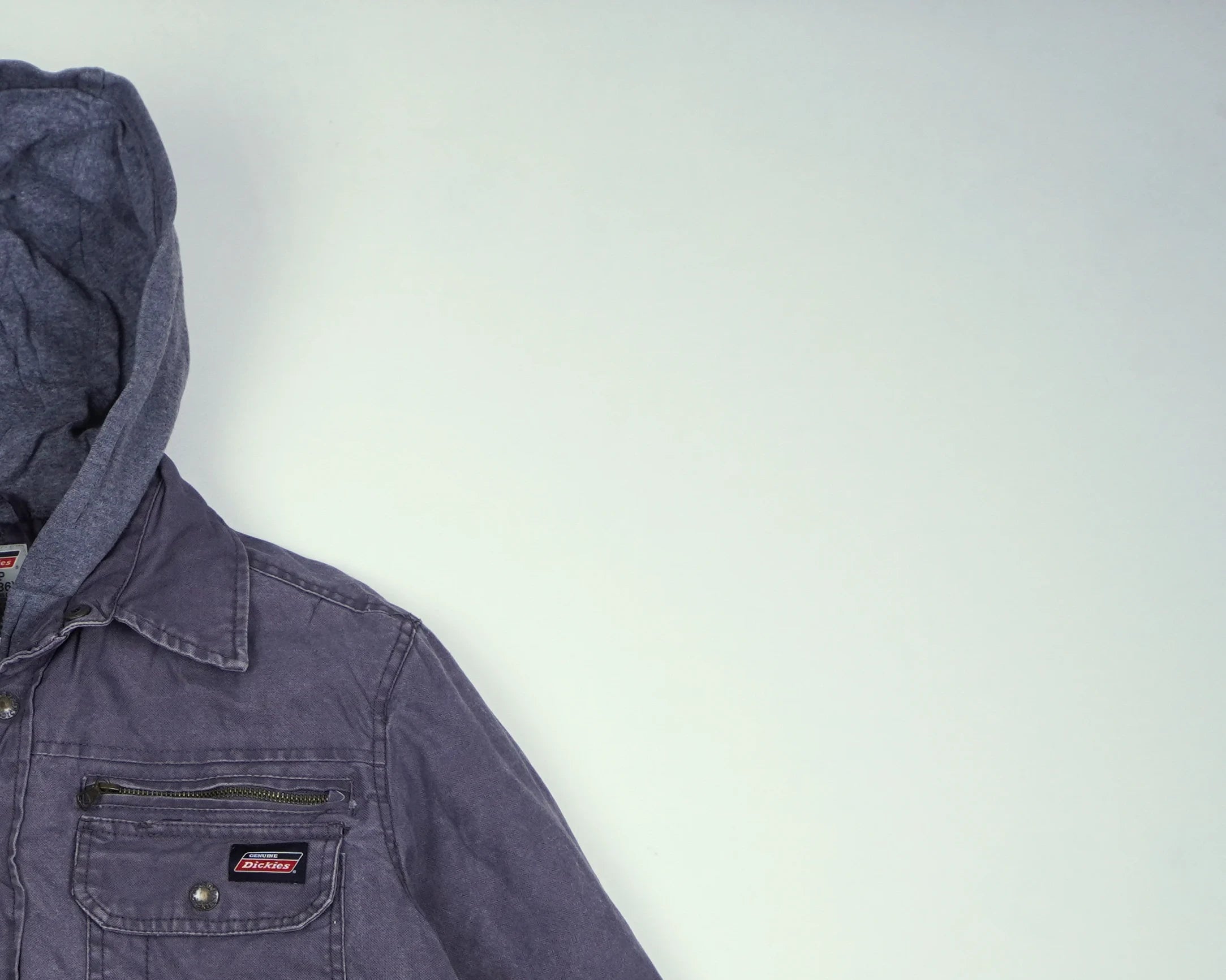 Dickies Gray Jacket S Cotton, Denim