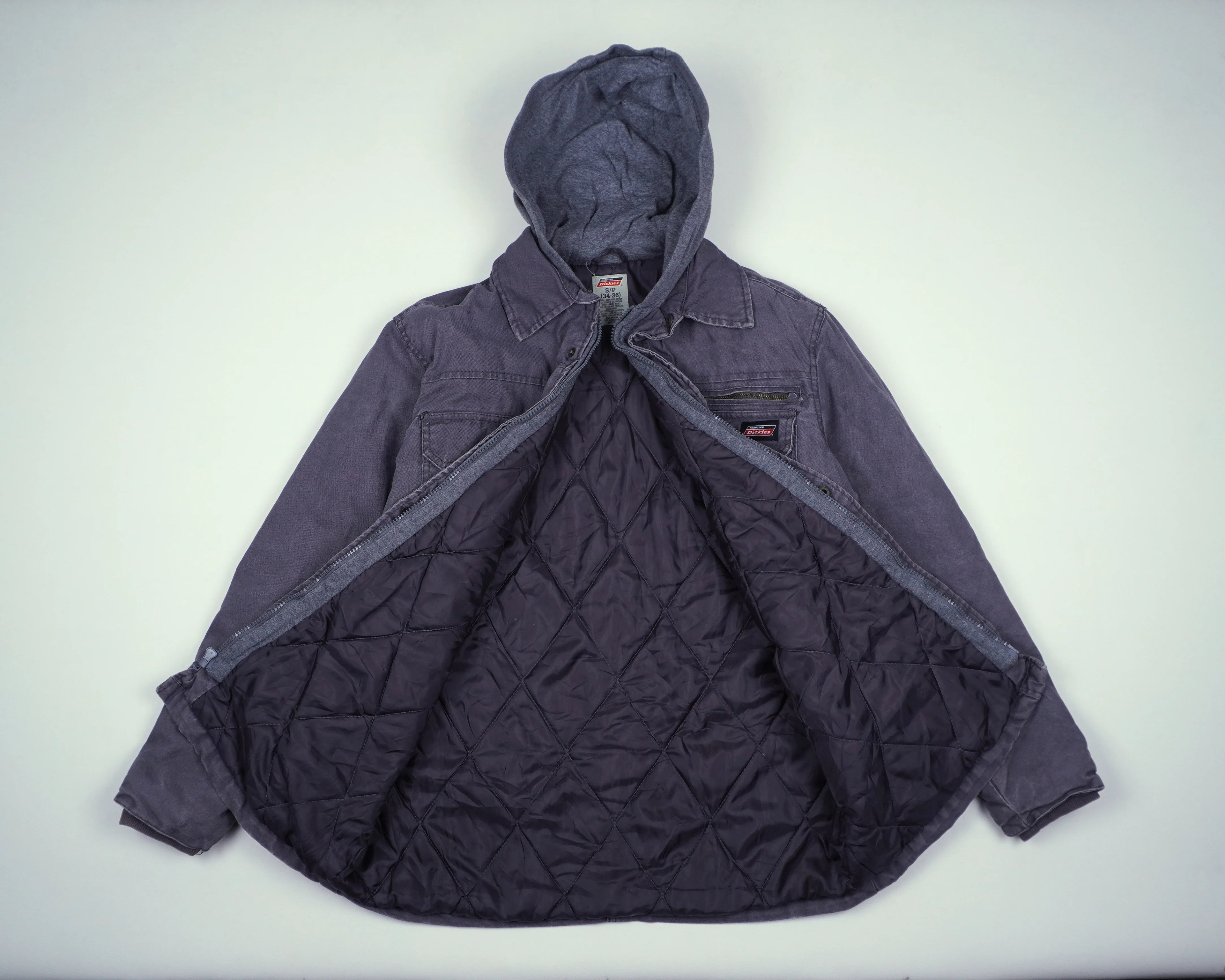 Dickies Gray Jacket S Cotton, Denim