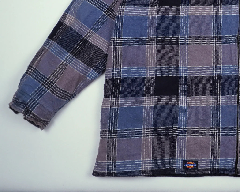 Dickies Blue Hooded Jacket L Cotton