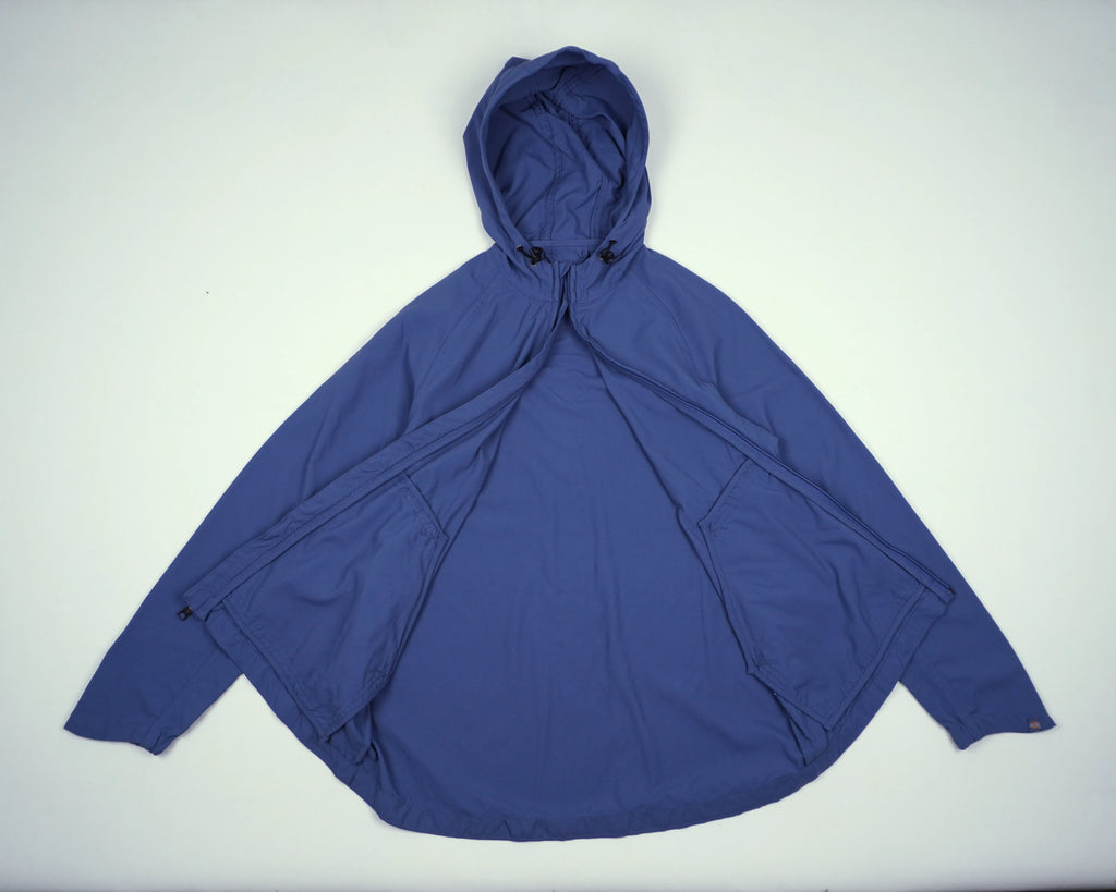 Dickies Blue Hooded Windbreaker Jacket XS Polyester