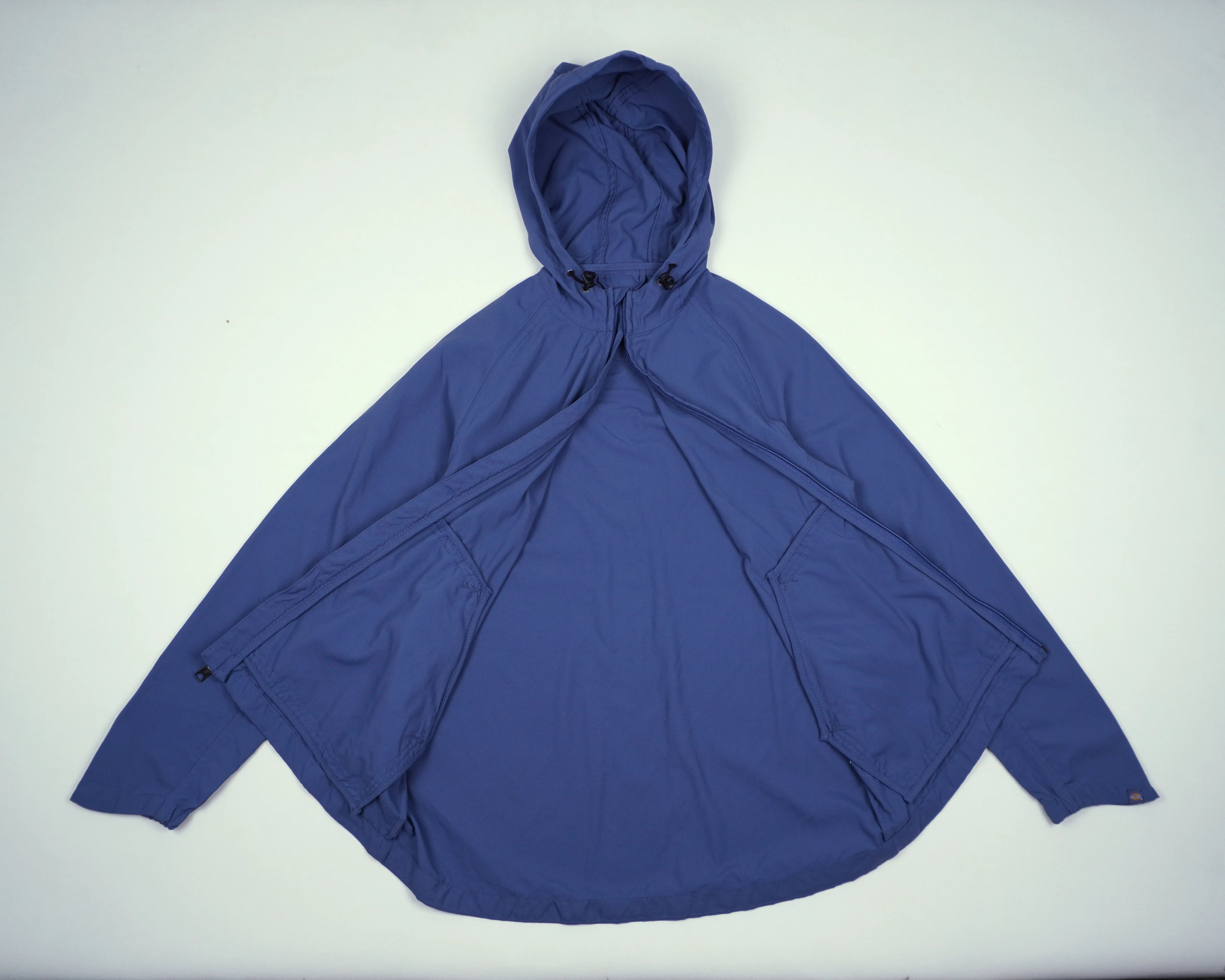 Dickies Blue Hooded Windbreaker Jacket XS Polyester
