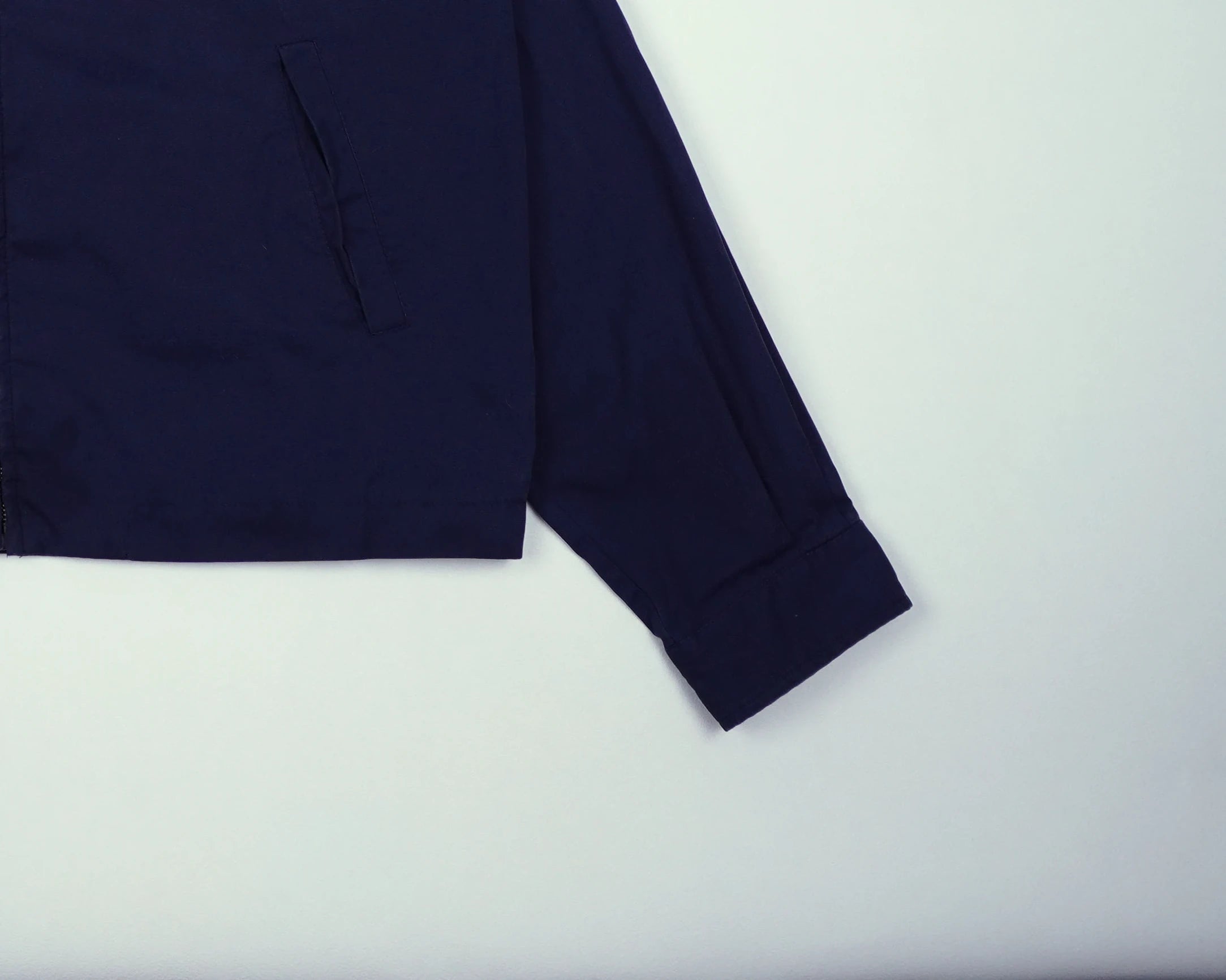 Burberry Navy Harrington Jacket S Cotton