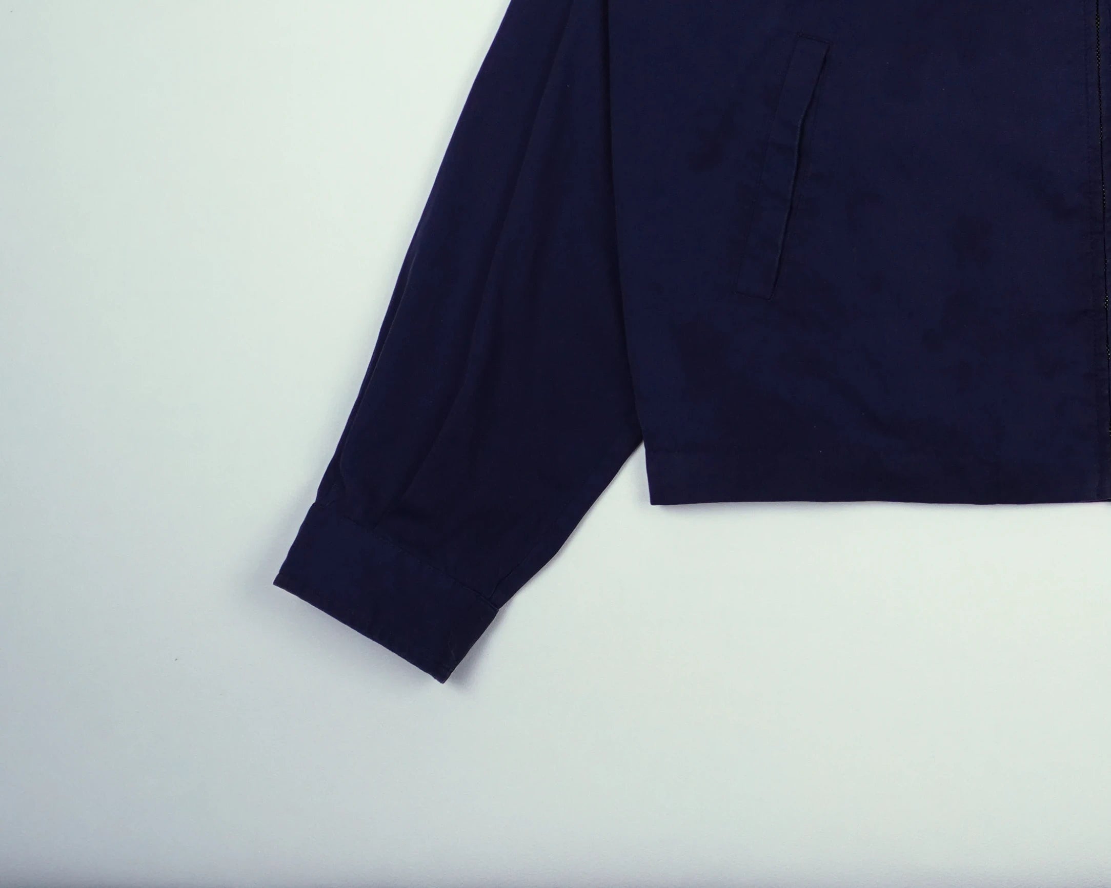 Burberry Navy Harrington Jacket S Cotton