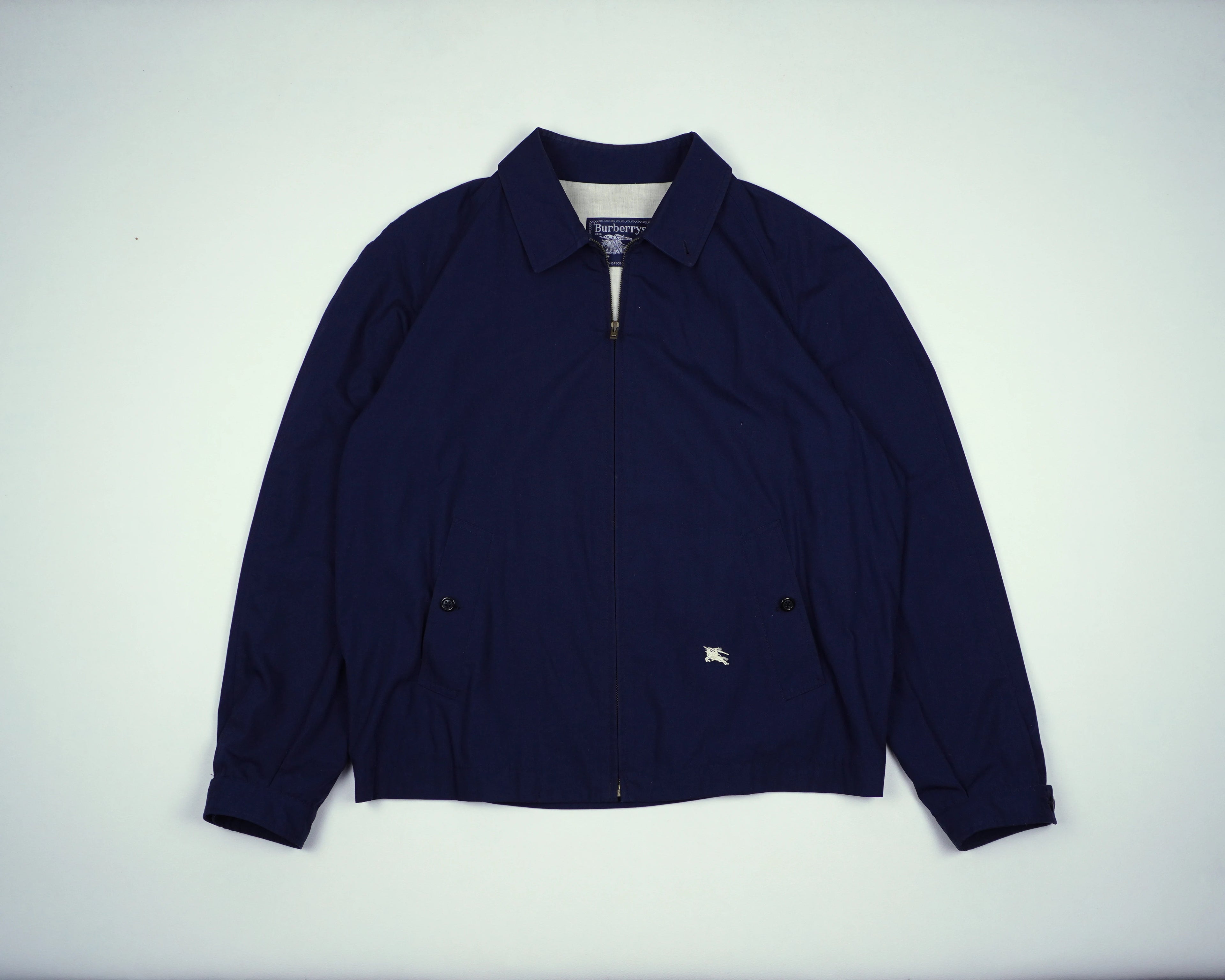 Burberry Navy Jacket L Cotton