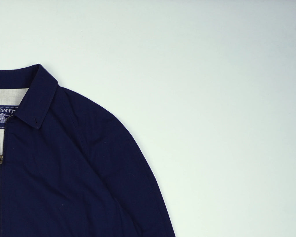 Burberry Navy Jacket L Cotton