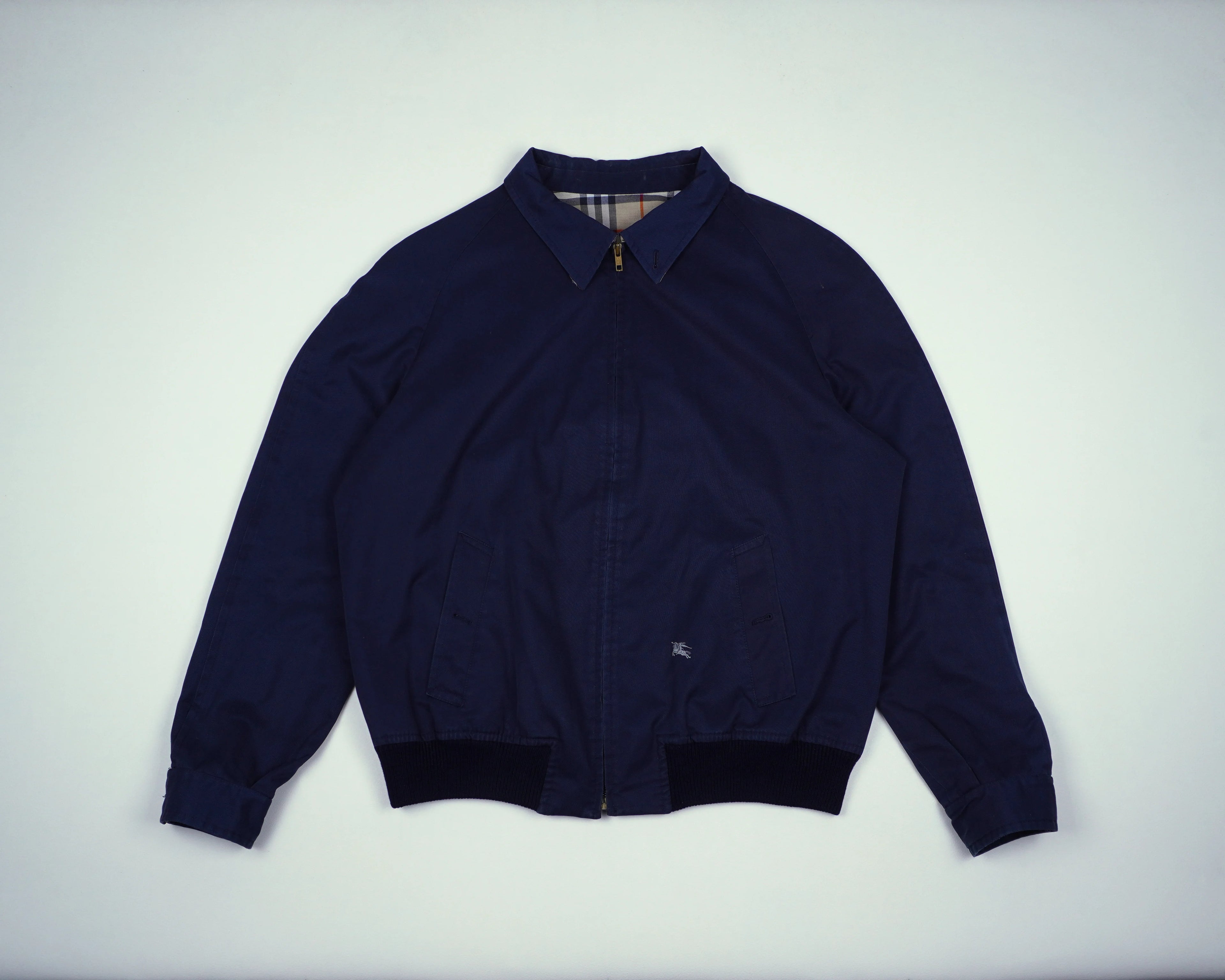 Burberry Navy Jacket L Cotton
