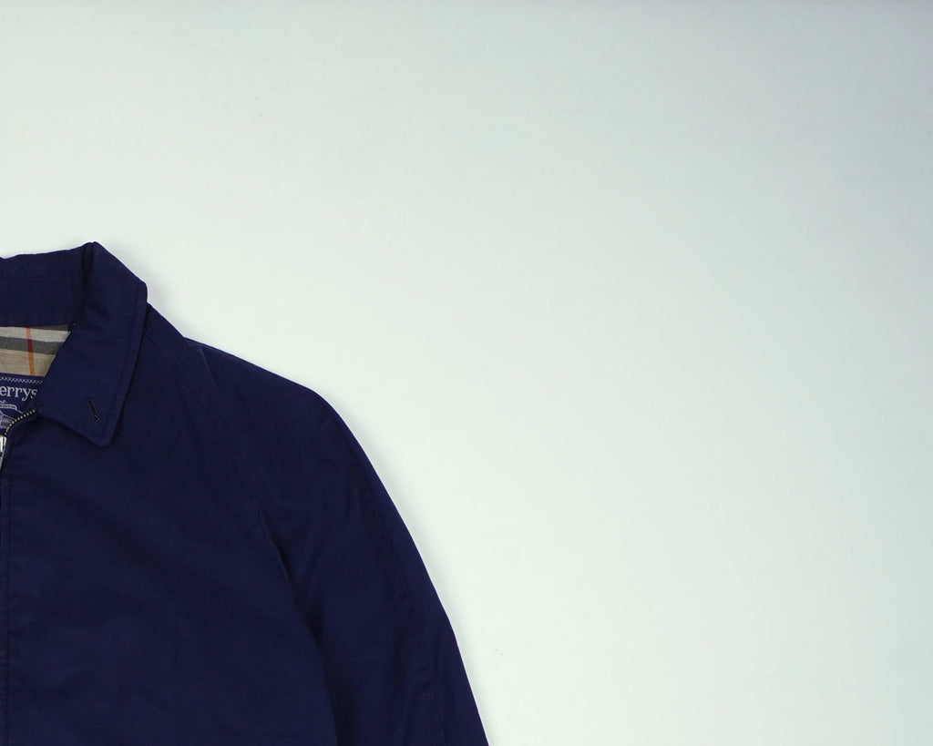 Burberry Navy Jacket S Cotton