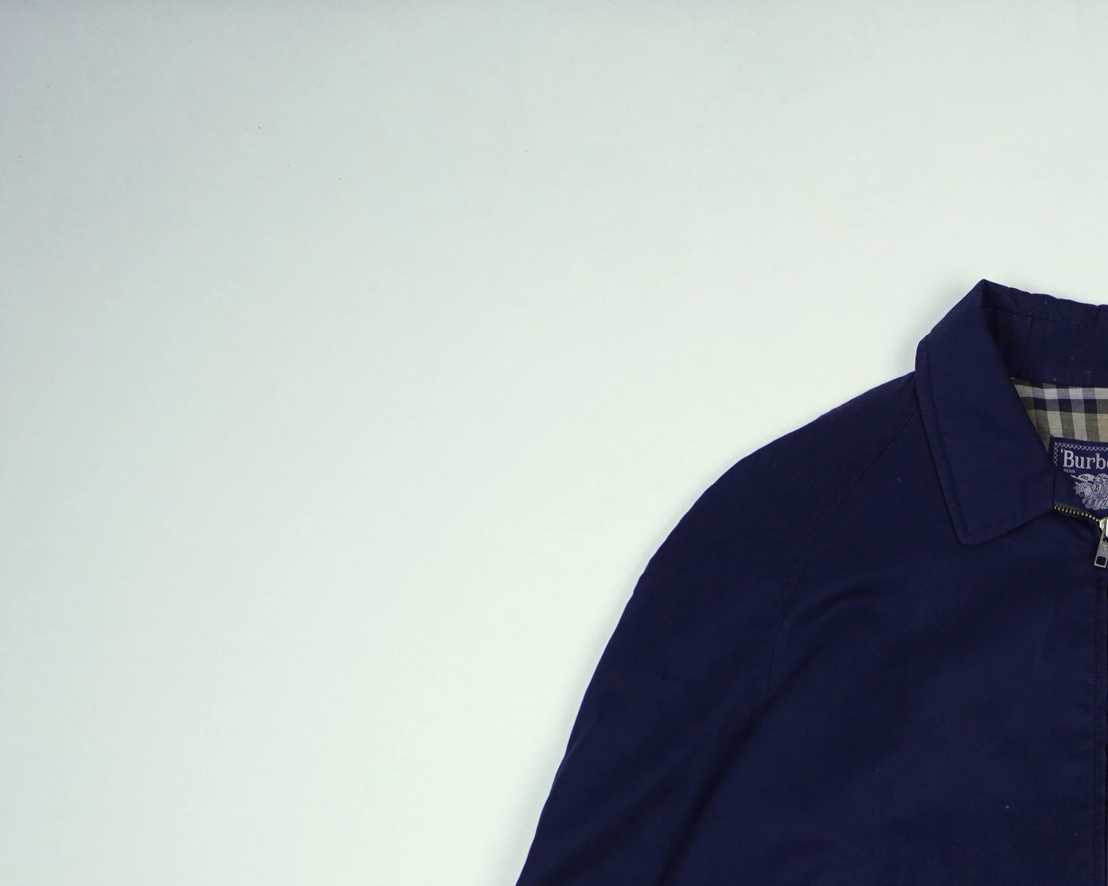 Burberry Navy Jacket S Cotton