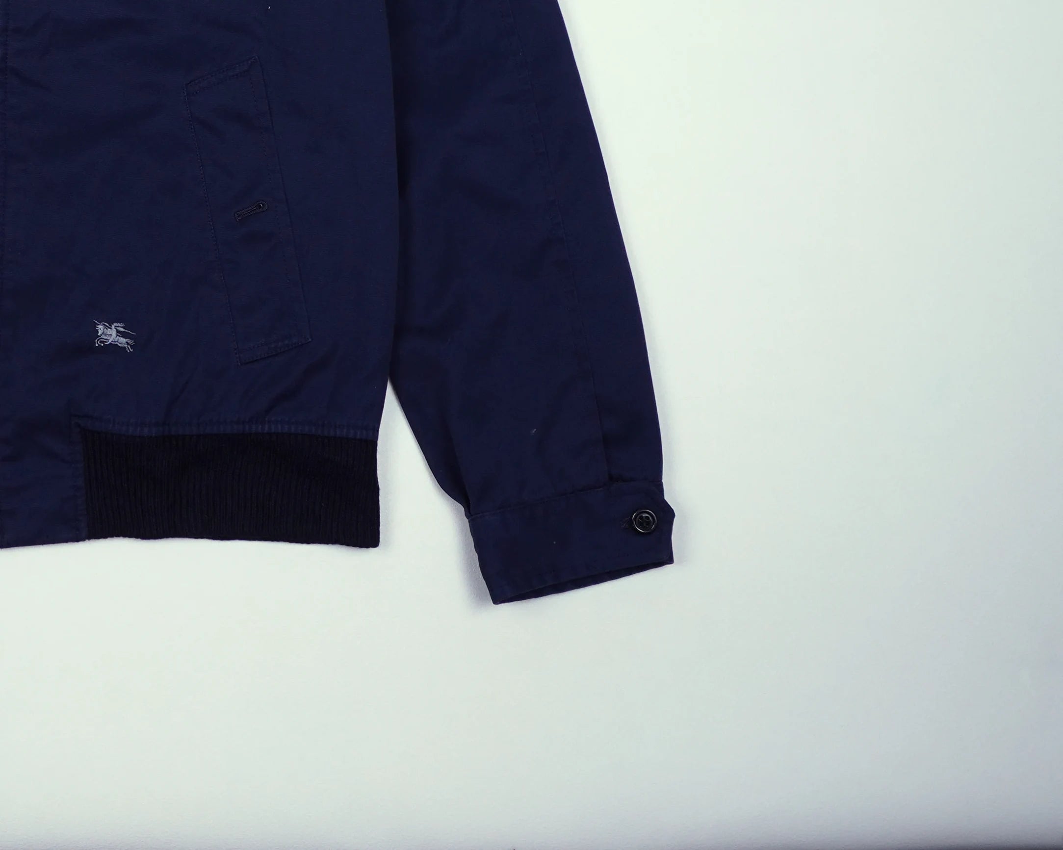 Burberry Navy Jacket S Cotton