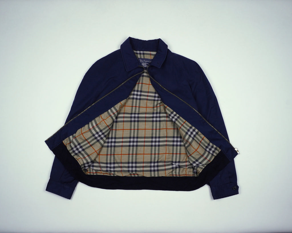 Burberry Navy Jacket S Cotton