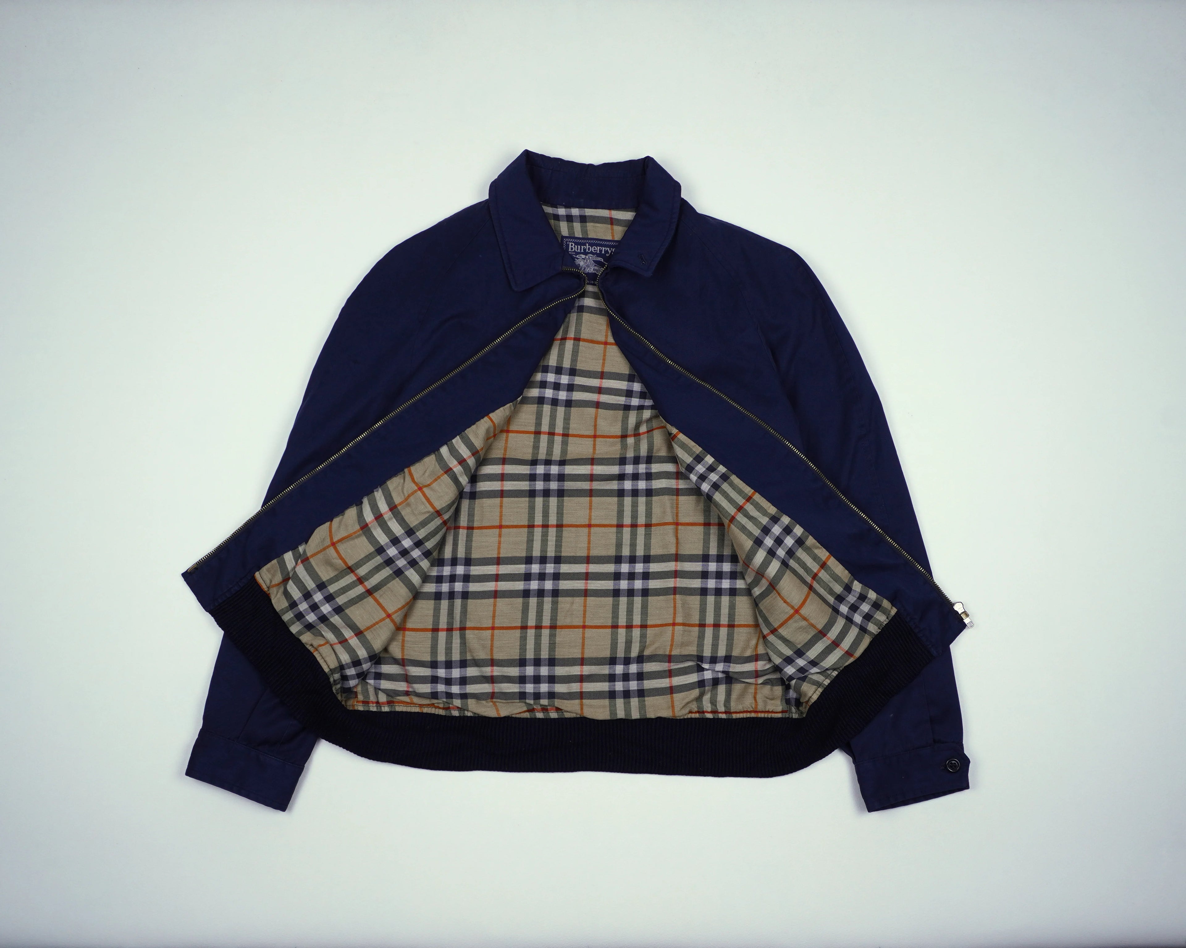 Burberry Navy Jacket S Cotton