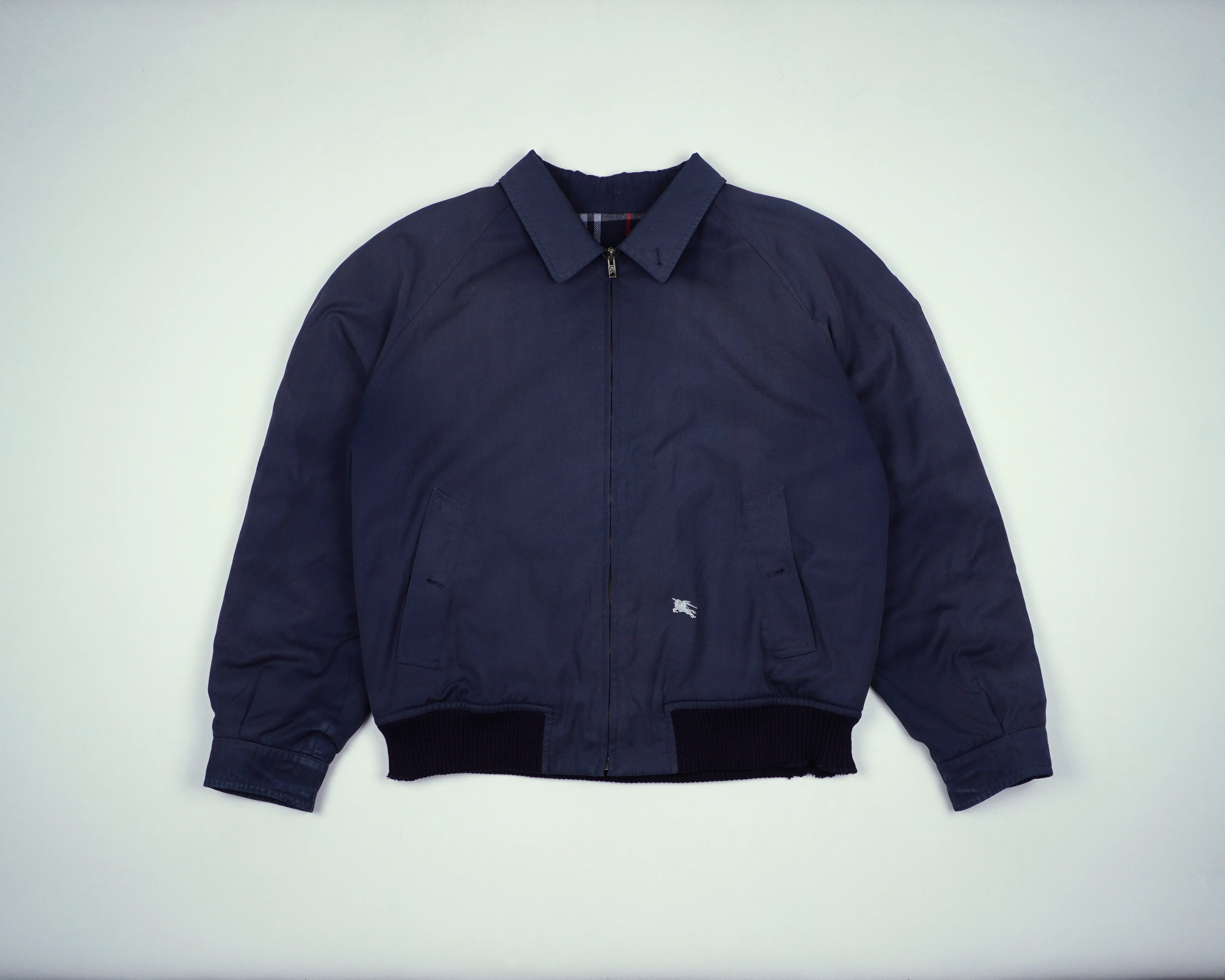 Burberry Navy Jacket L Cotton