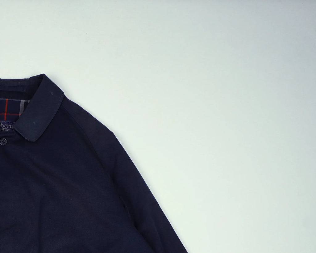 Burberry Navy Jacket XL Cotton