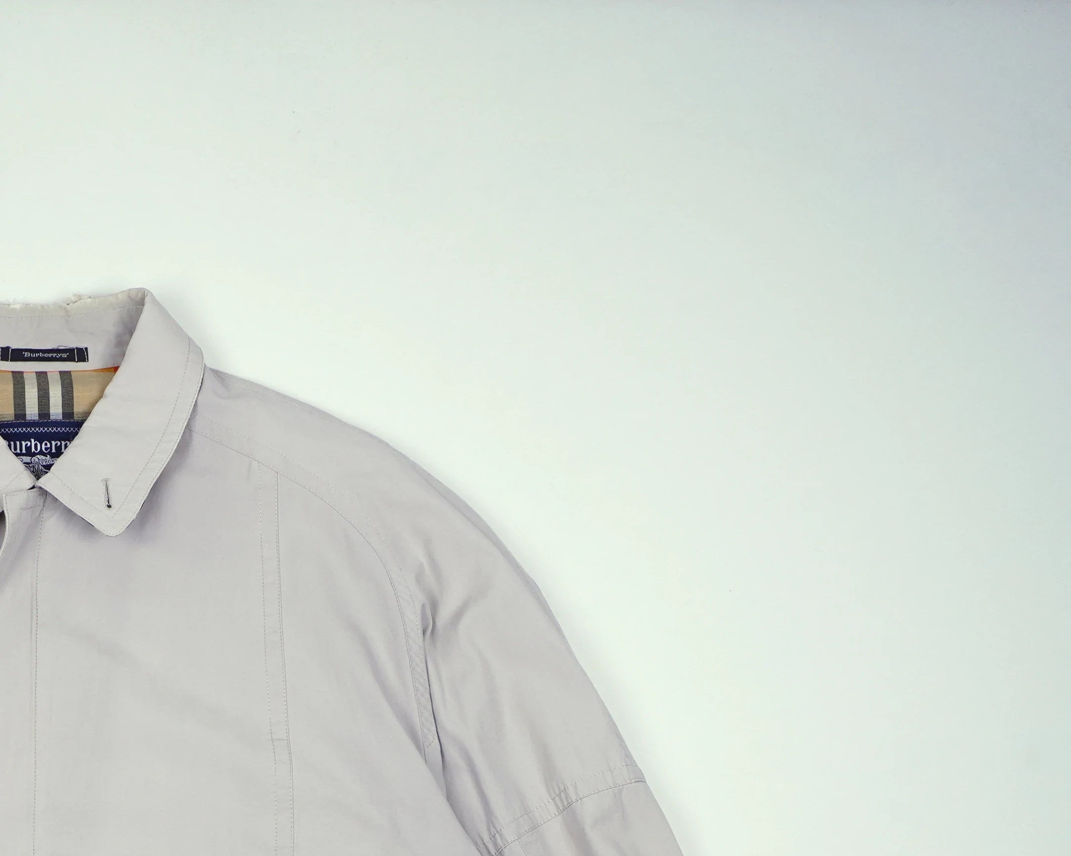 Burberry Beige Short Jacket L Cotton