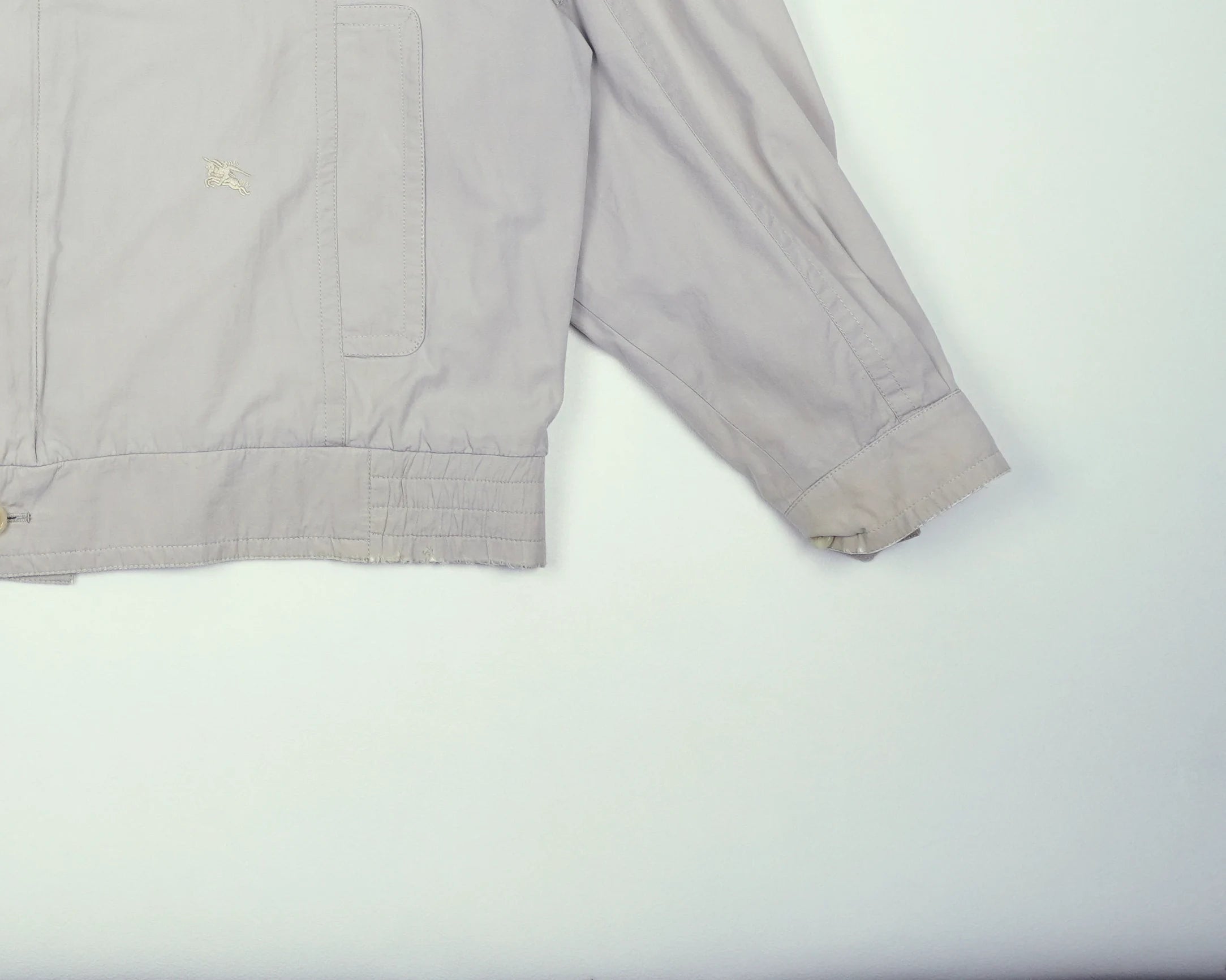 Burberry Beige Short Jacket L Cotton