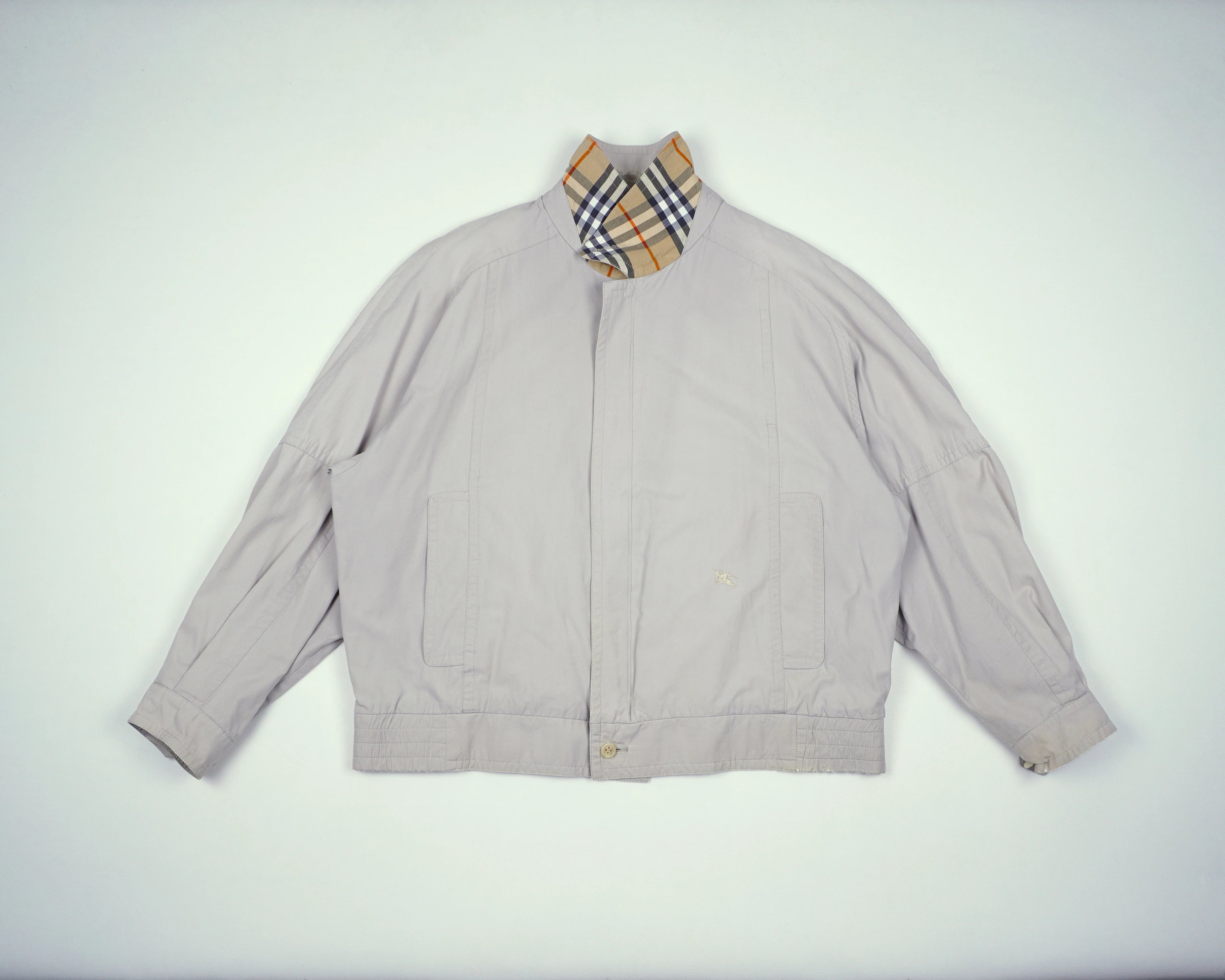 Burberry Beige Short Jacket L Cotton