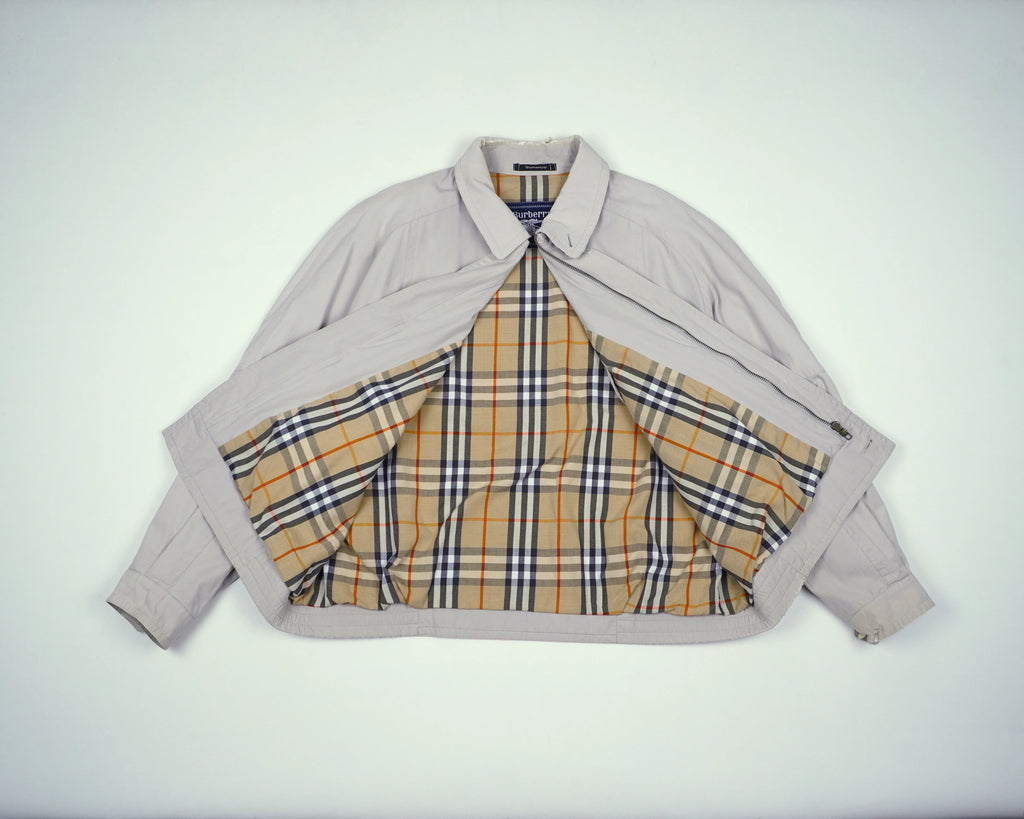 Burberry Beige Short Jacket L Cotton