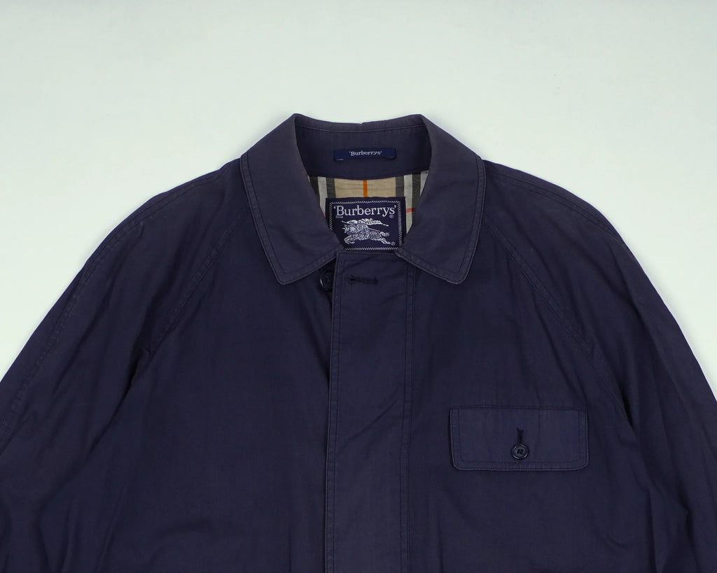 Burberry Navy Field Jacket L Cotton