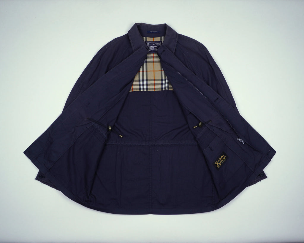 Burberry Navy Field Jacket L Cotton
