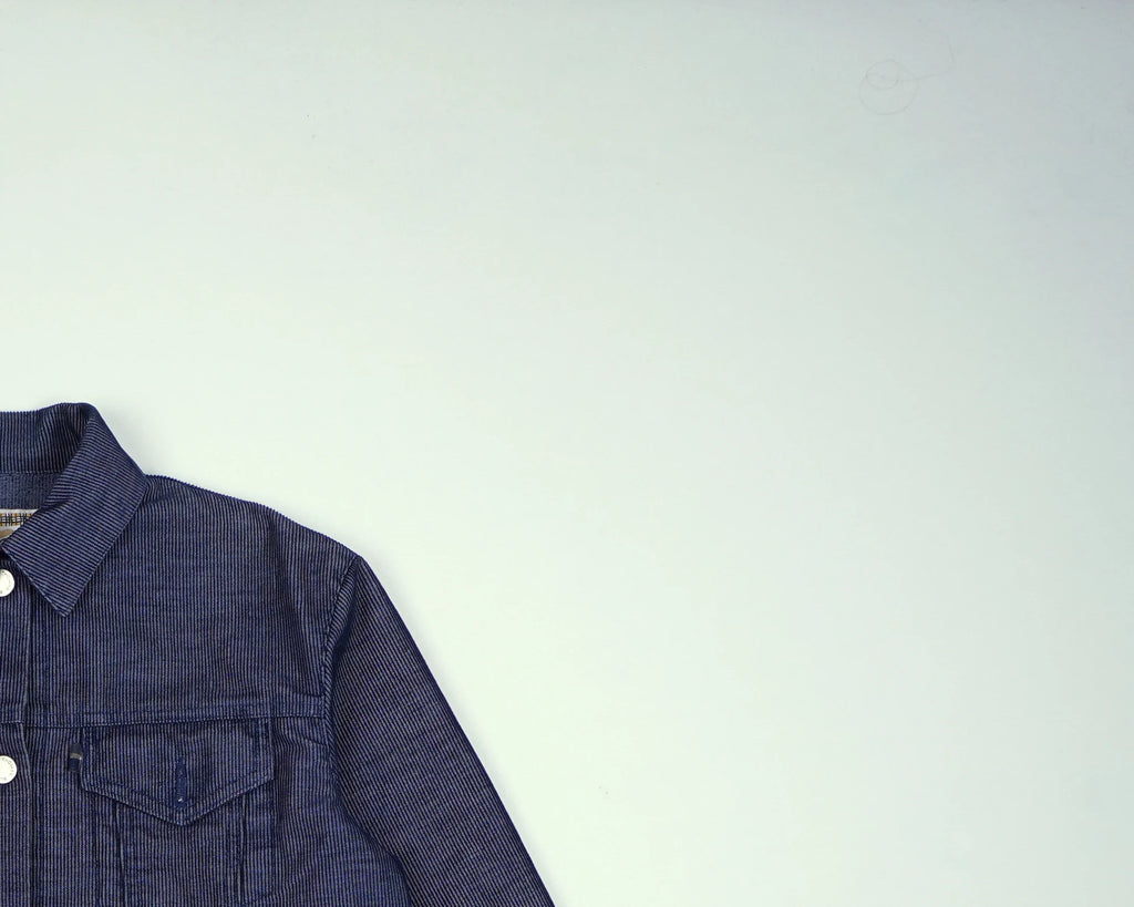 Burberry Blue Cropped jacket XS Corduroy