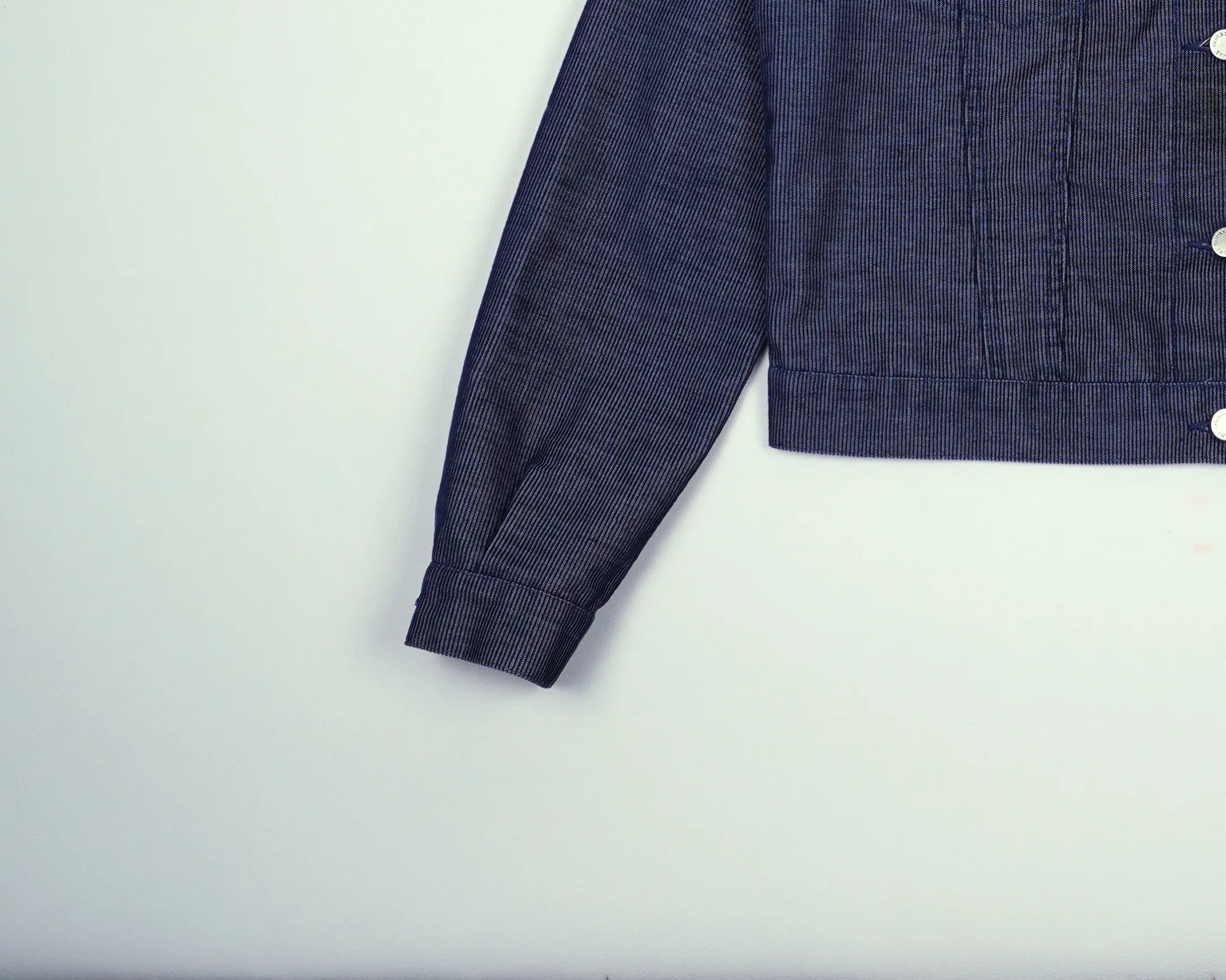 Burberry Blue Cropped jacket XS Corduroy