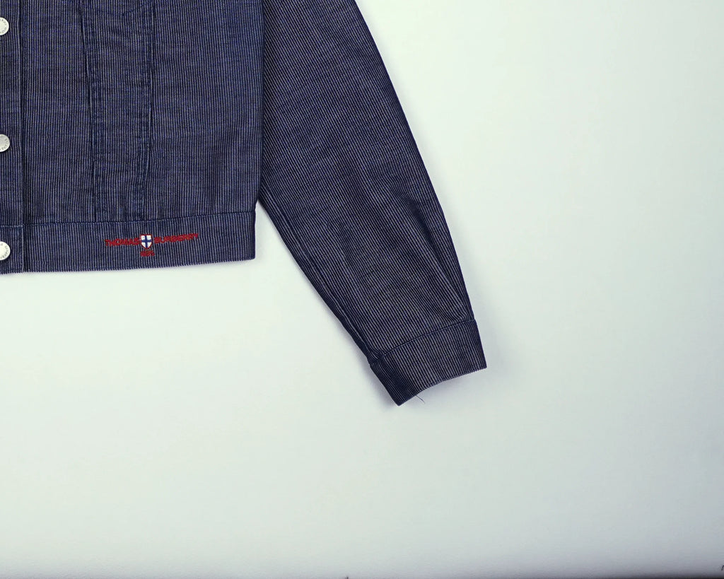 Burberry Blue Cropped jacket XS Corduroy