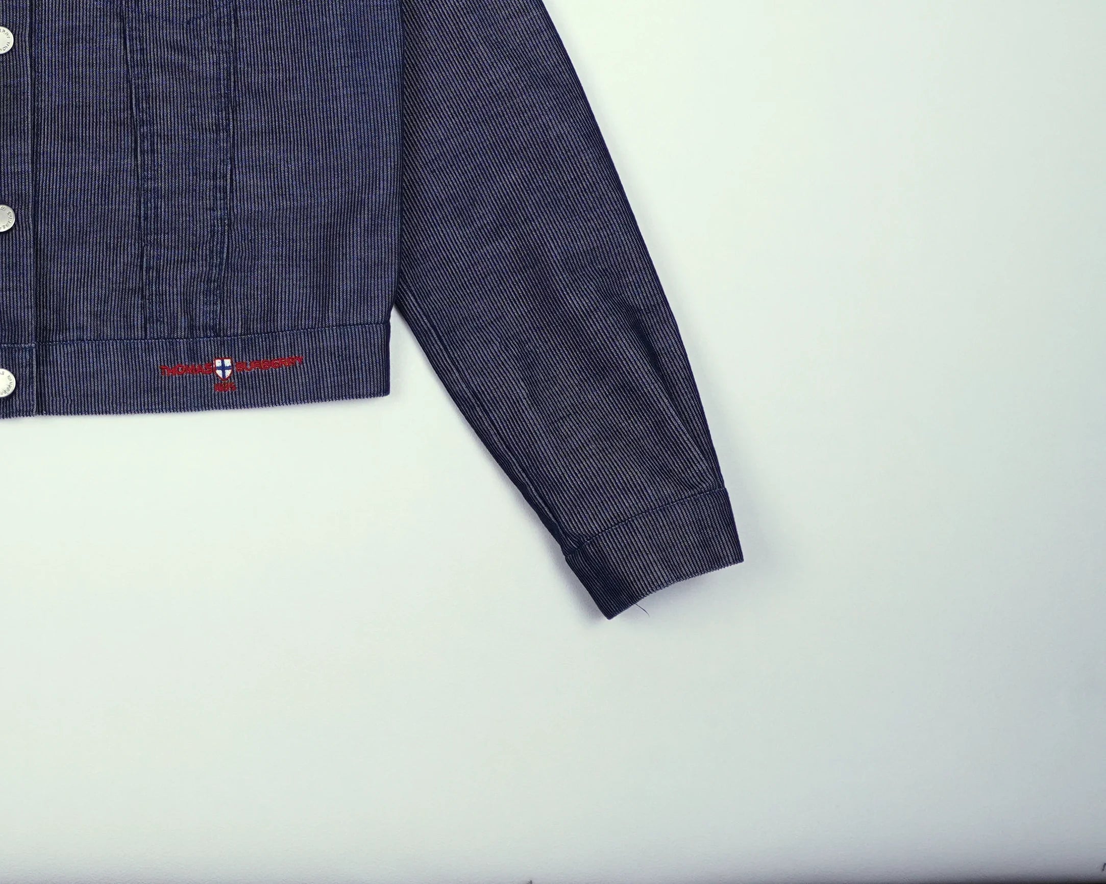 Burberry Blue Cropped jacket XS Corduroy