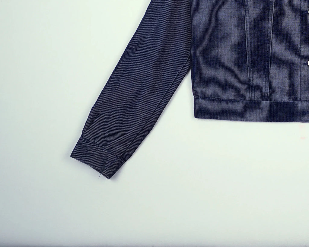 Burberry Blue Cropped jacket S Corduroy