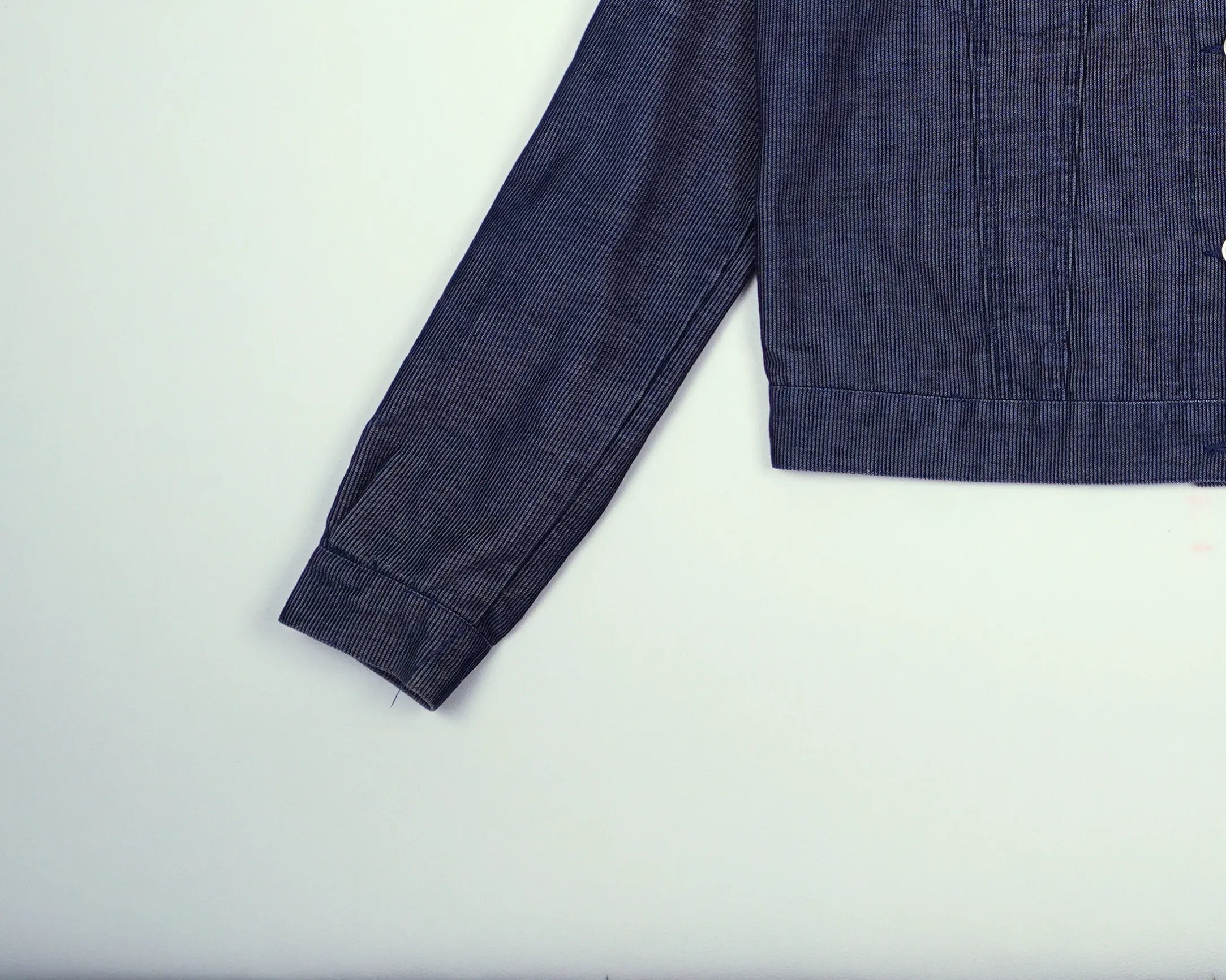 Burberry Blue Cropped jacket S Corduroy