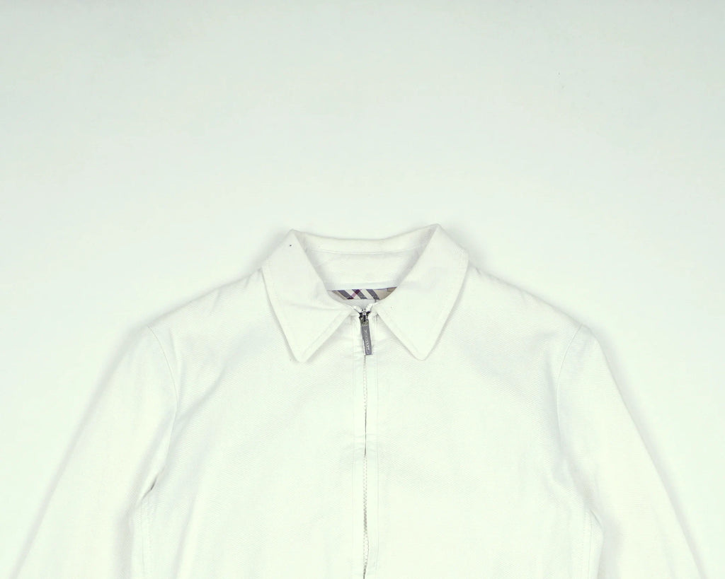 Burberry White Jacket 3XS Cotton
