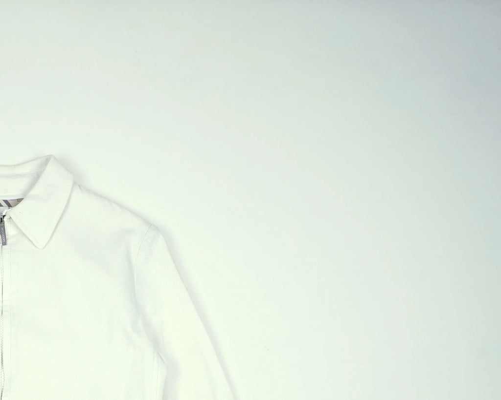 Burberry White Jacket 3XS Cotton