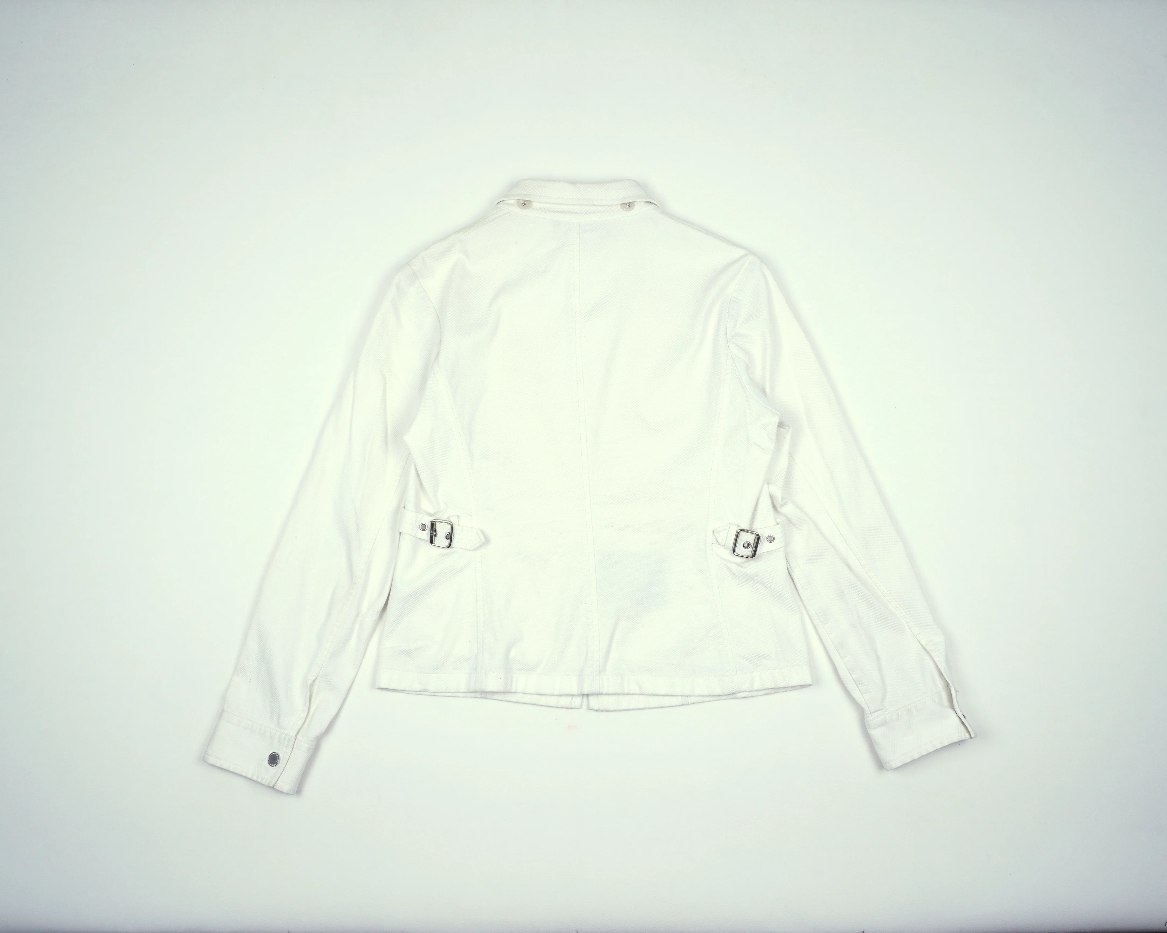 Burberry White Jacket 3XS Cotton