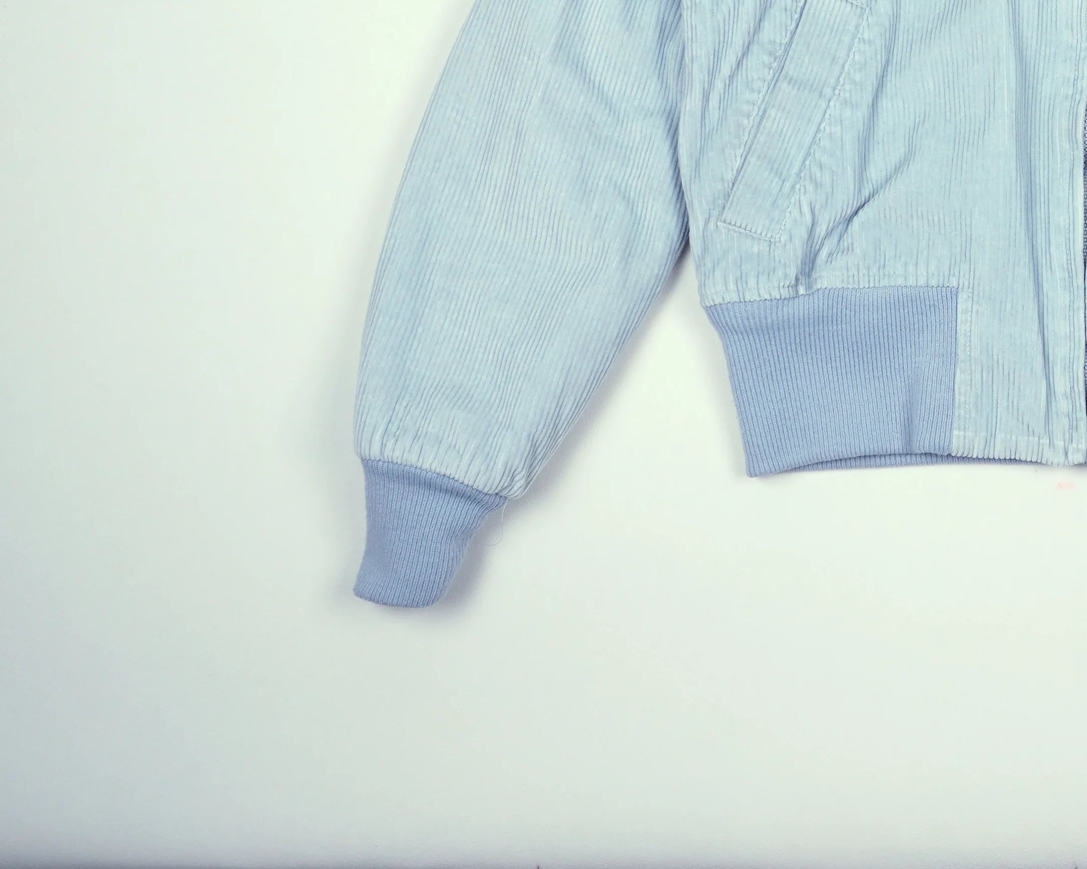 Burberry Blue Bomber Jacket S Corduroy