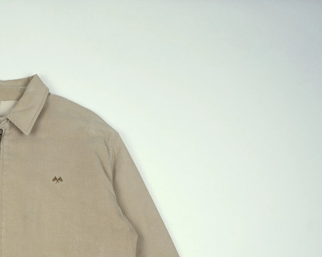 Burberry Beige Jacket M Corduroy, Flannel