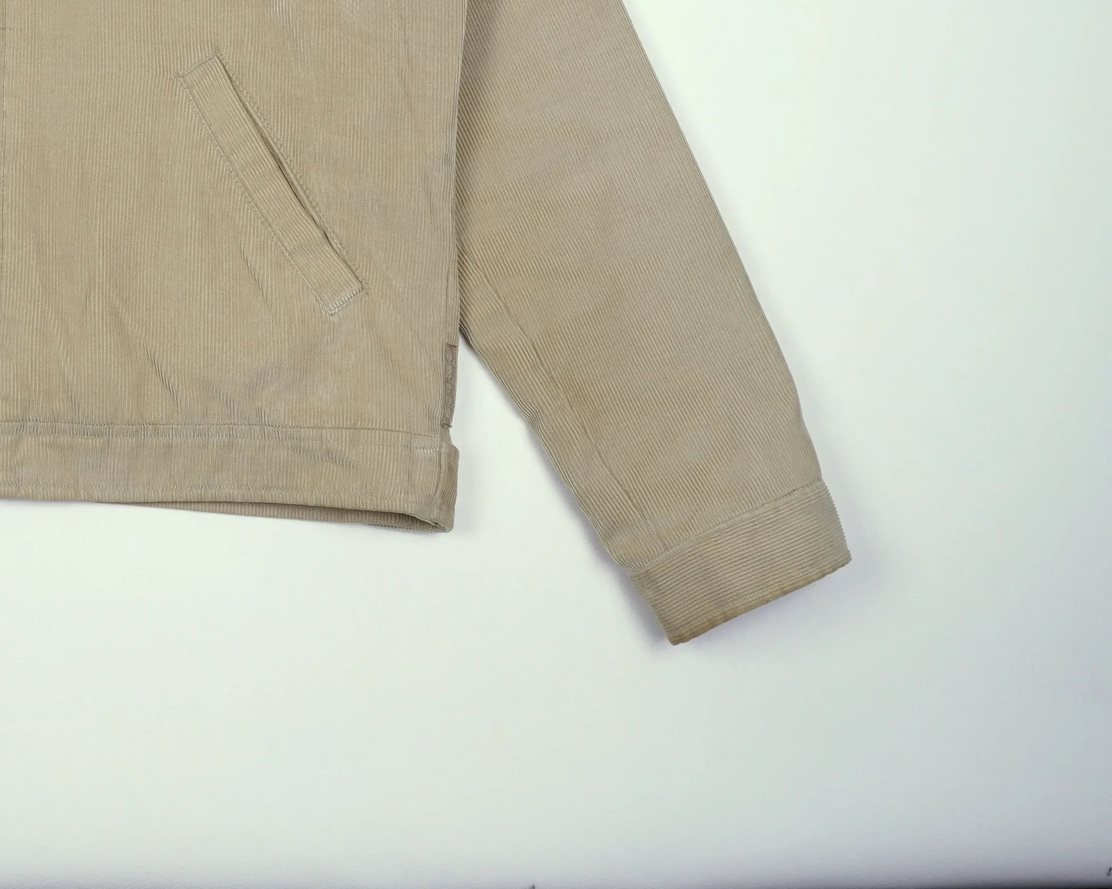 Burberry Beige Jacket M Corduroy, Flannel