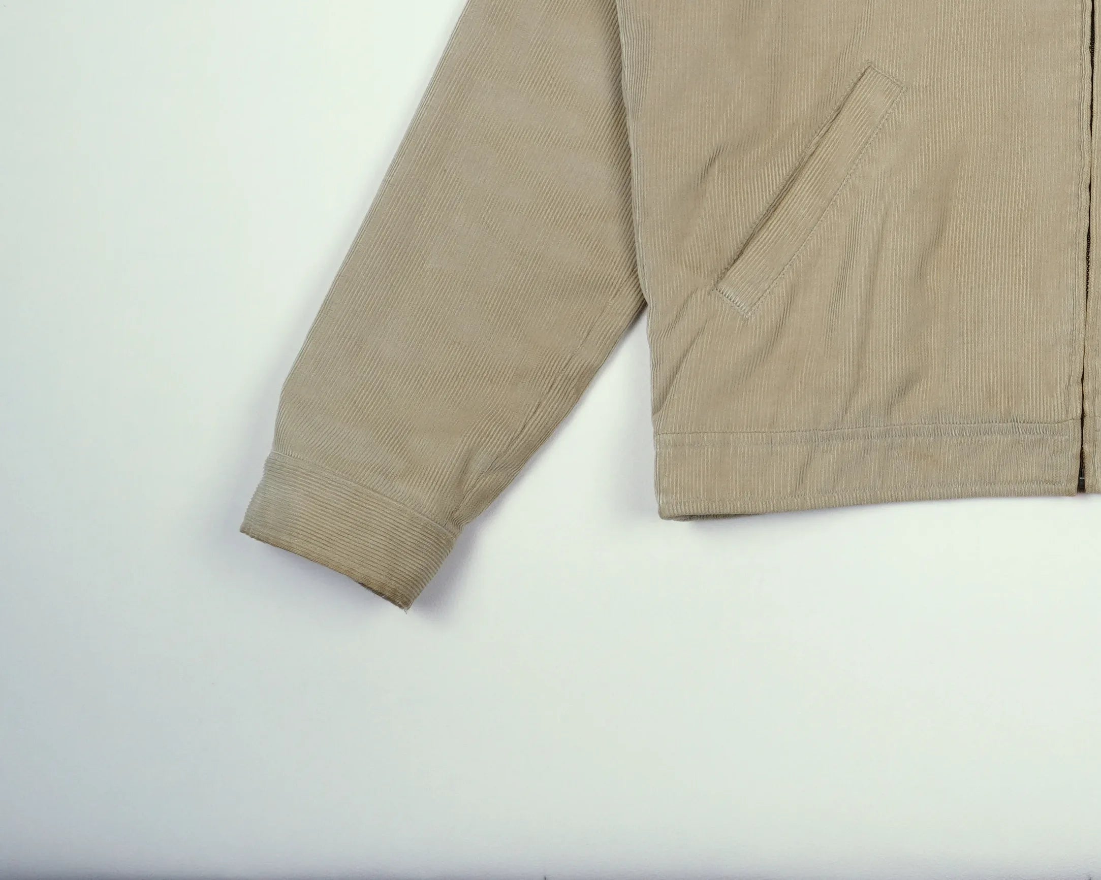 Burberry Beige Jacket M Corduroy, Flannel