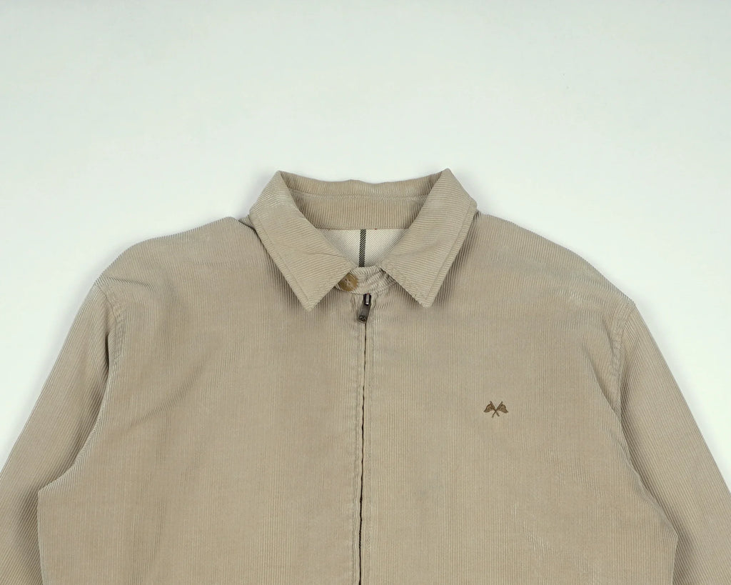 Burberry Beige Jacket M Corduroy, Flannel