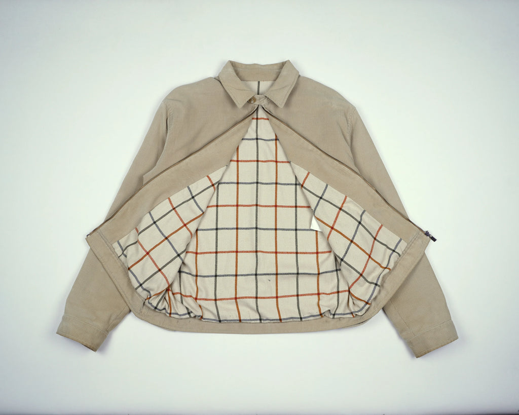 Burberry Beige Jacket M Corduroy, Flannel