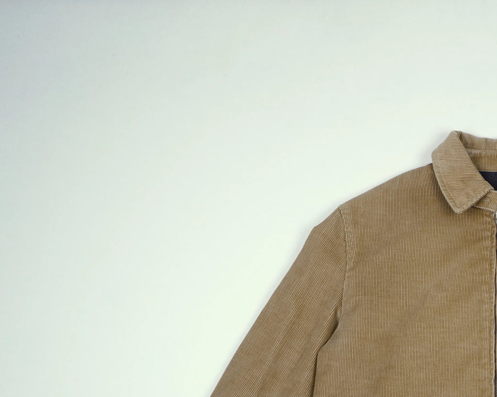 Burberry Beige Harrington Jacket S Corduroy, Flannel