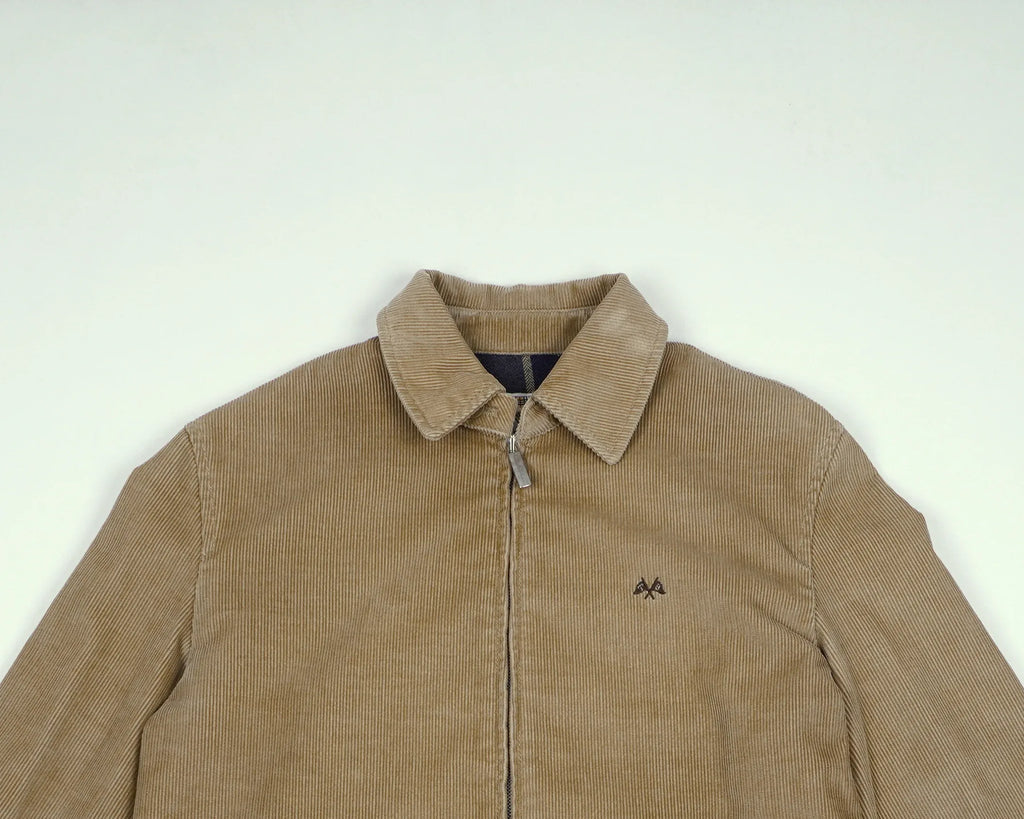 Burberry Beige Harrington Jacket S Corduroy, Flannel
