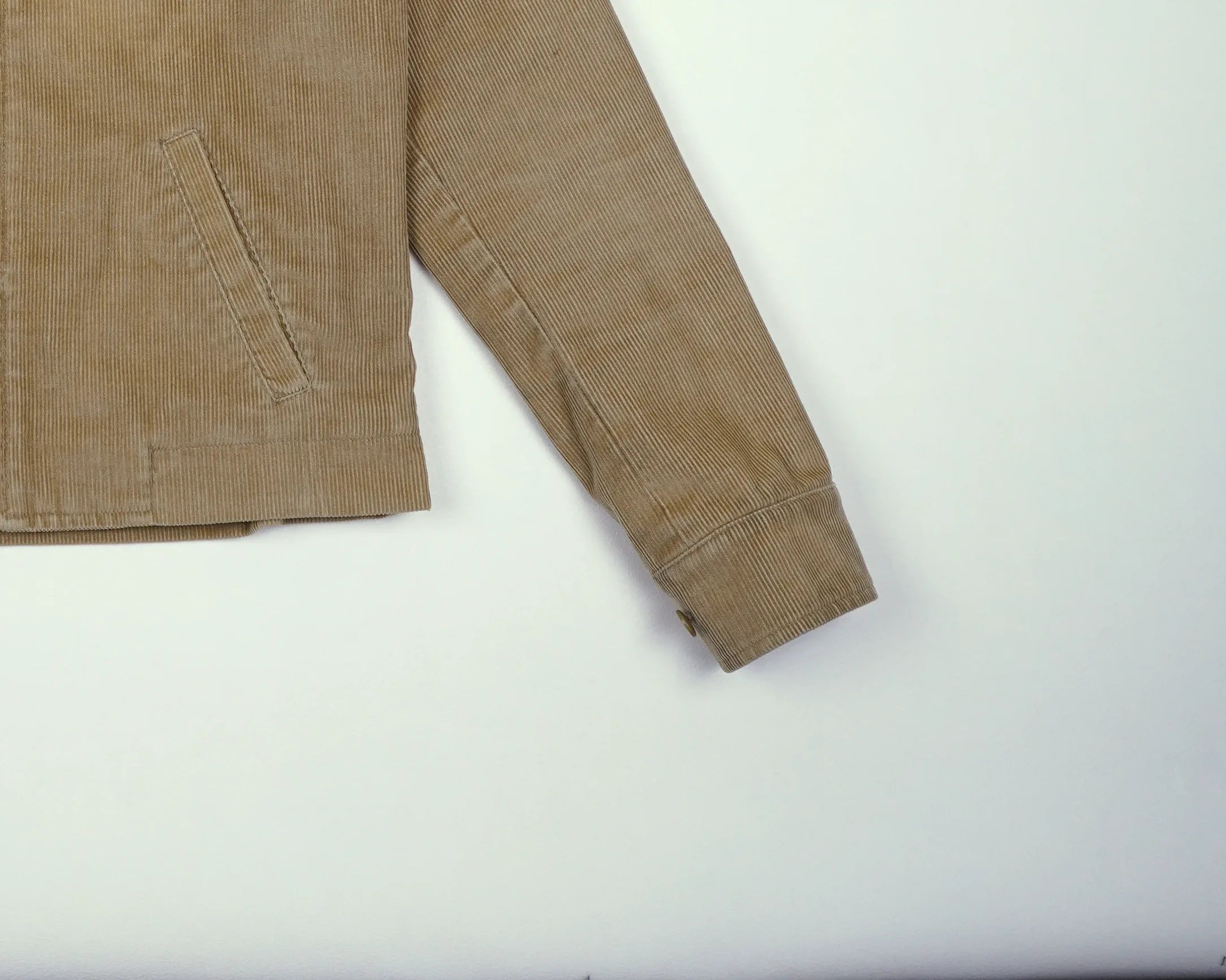 Burberry Beige Harrington Jacket 3XS Corduroy