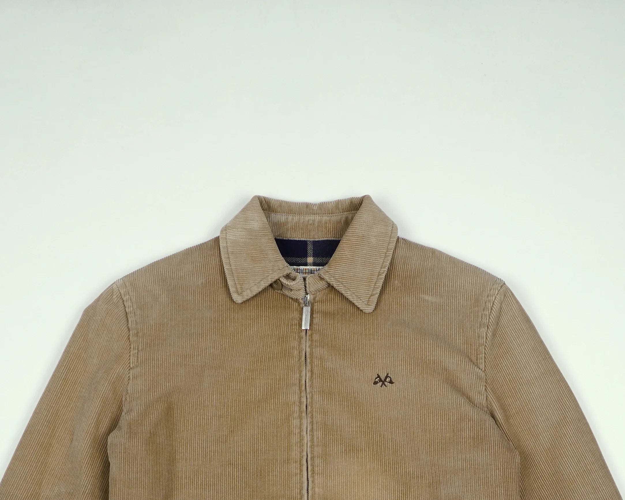 Burberry Beige Harrington Jacket 3XS Corduroy