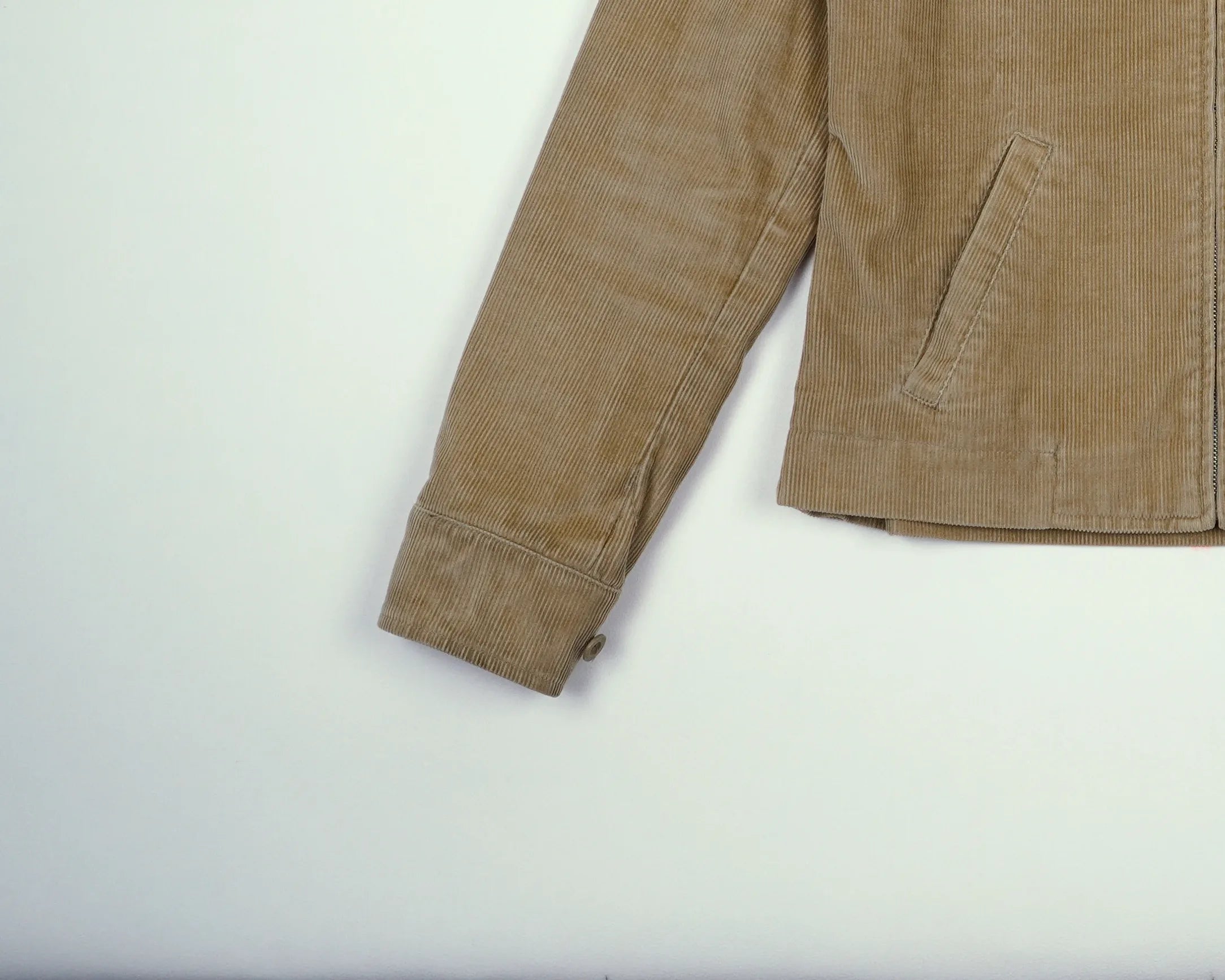 Burberry Beige Harrington Jacket 3XS Corduroy