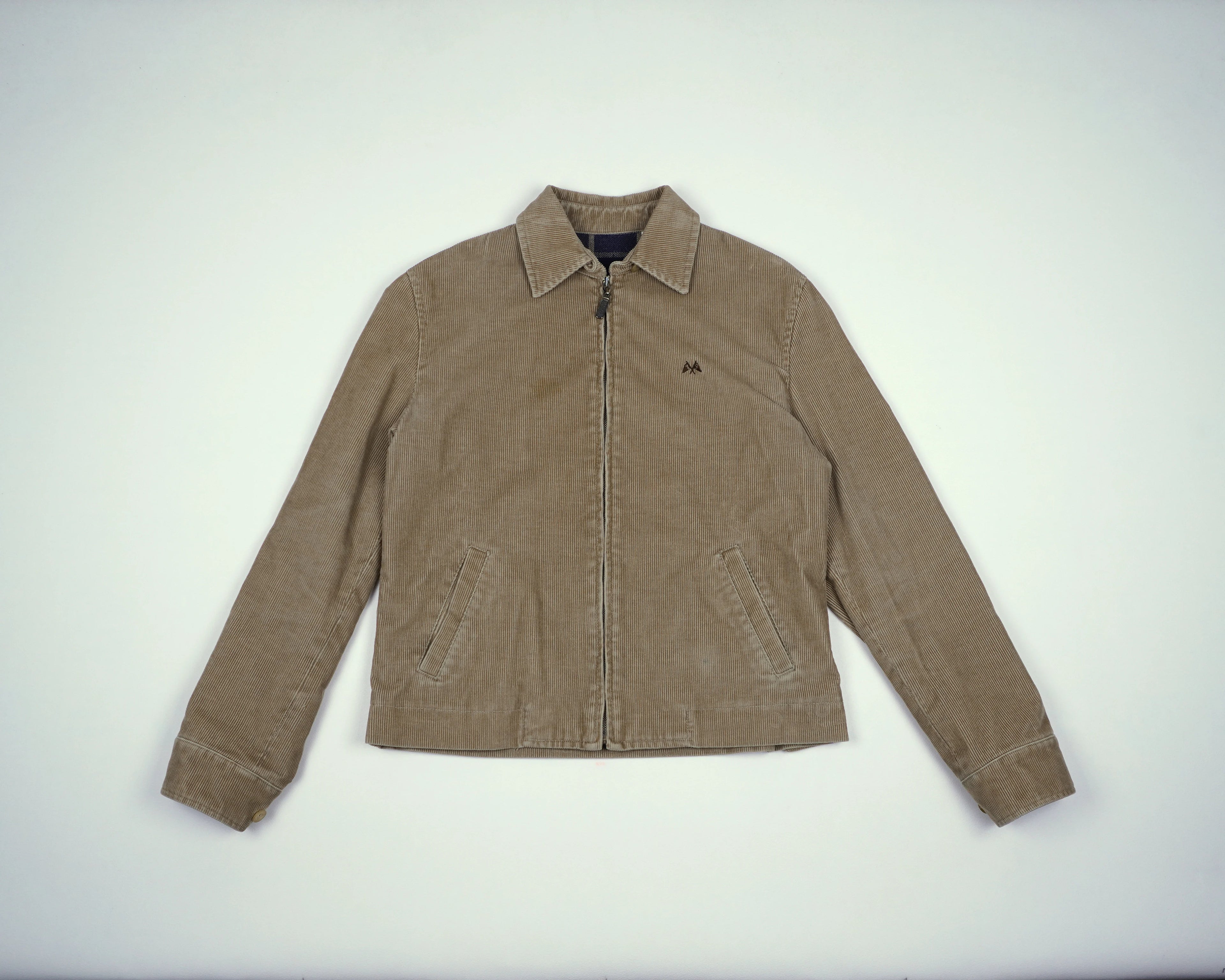 Burberry Brown Harrington Jacket XS Corduroy