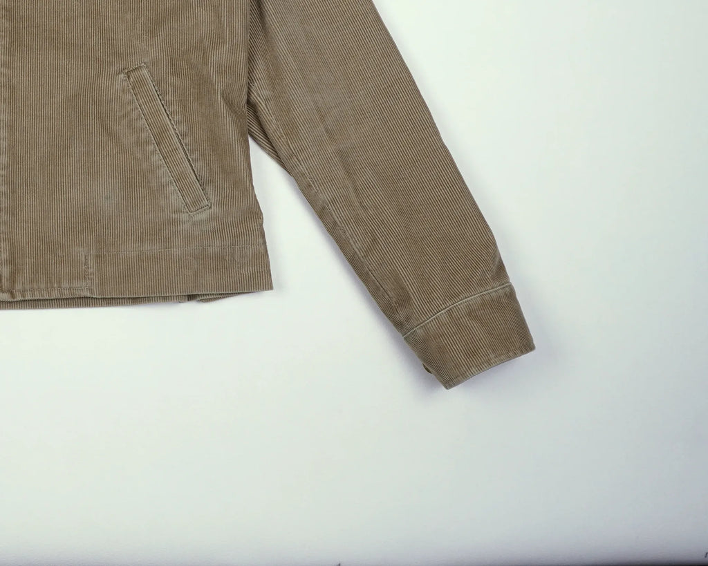 Burberry Brown Harrington Jacket XS Corduroy