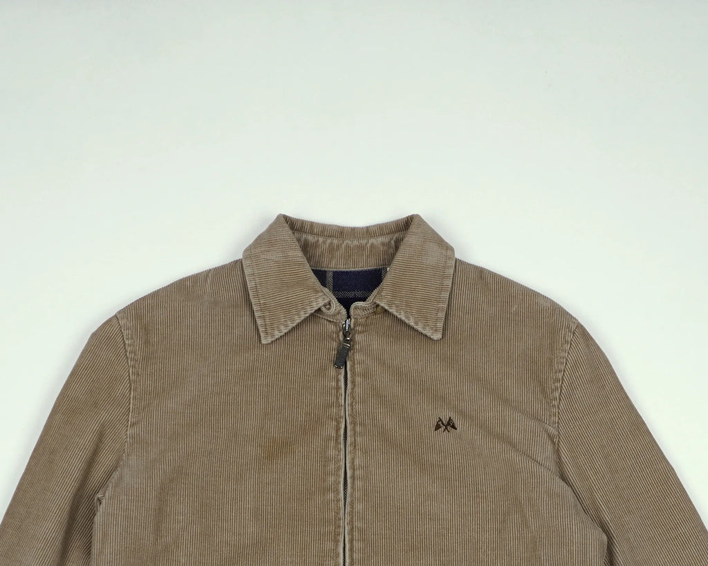 Burberry Brown Harrington Jacket XS Corduroy