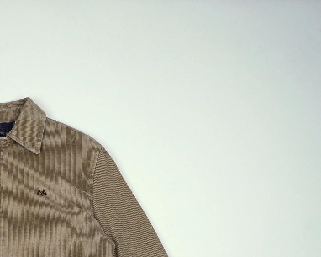 Burberry Brown Harrington Jacket XS Corduroy