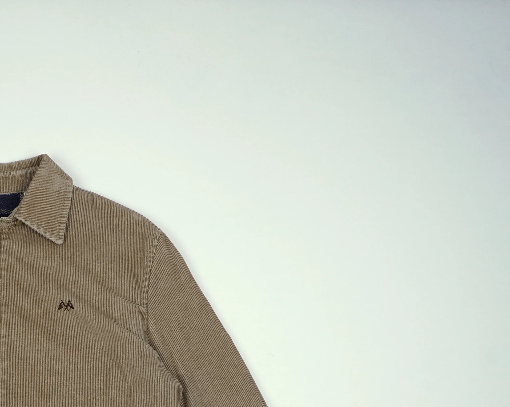 Burberry Brown Harrington Jacket XS Corduroy