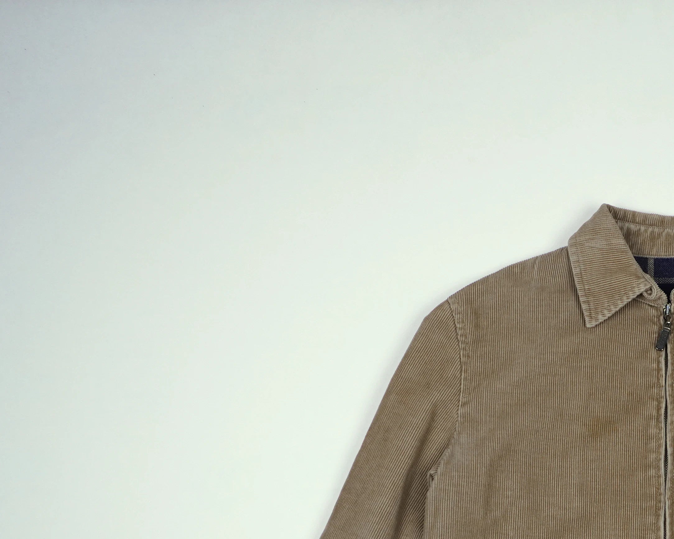 Burberry Brown Harrington Jacket XS Corduroy